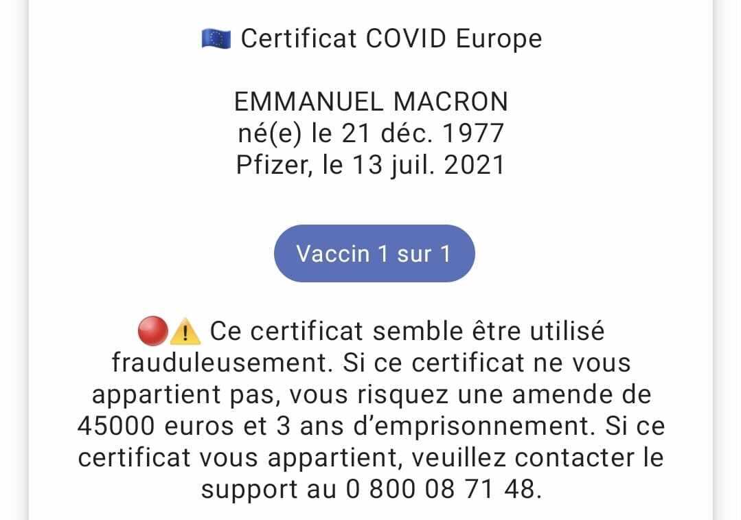 Ce Certificat Semble Etre Utilise Frauduleusement Covid-19 : plus de six milliards de doses de vaccin administrées dans le  monde - Le Parisien