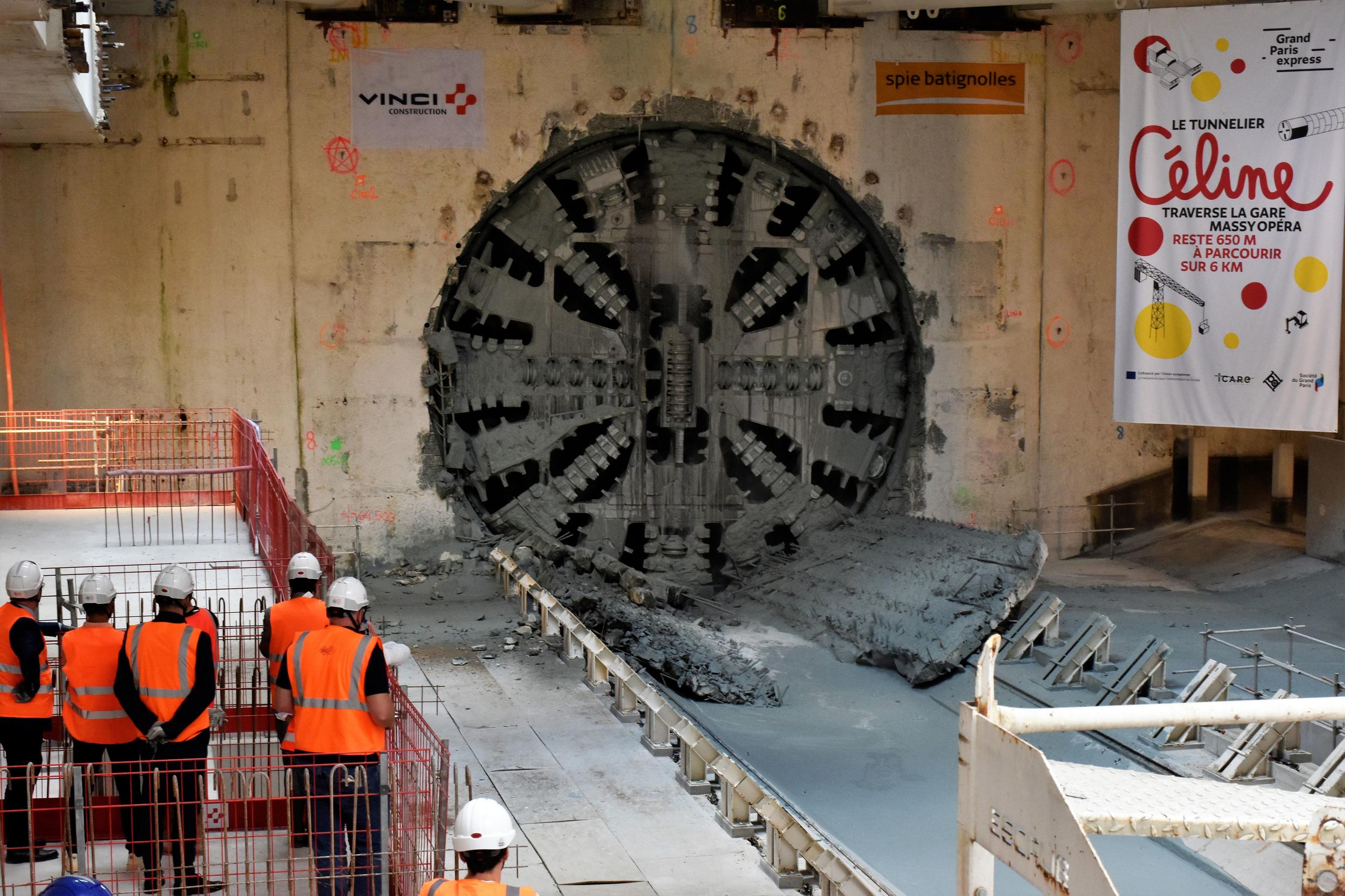 La future ligne 19 du Grand Paris Express devrait venir dans la continuité de la ligne 18 (photo), en provenance de Versailles.