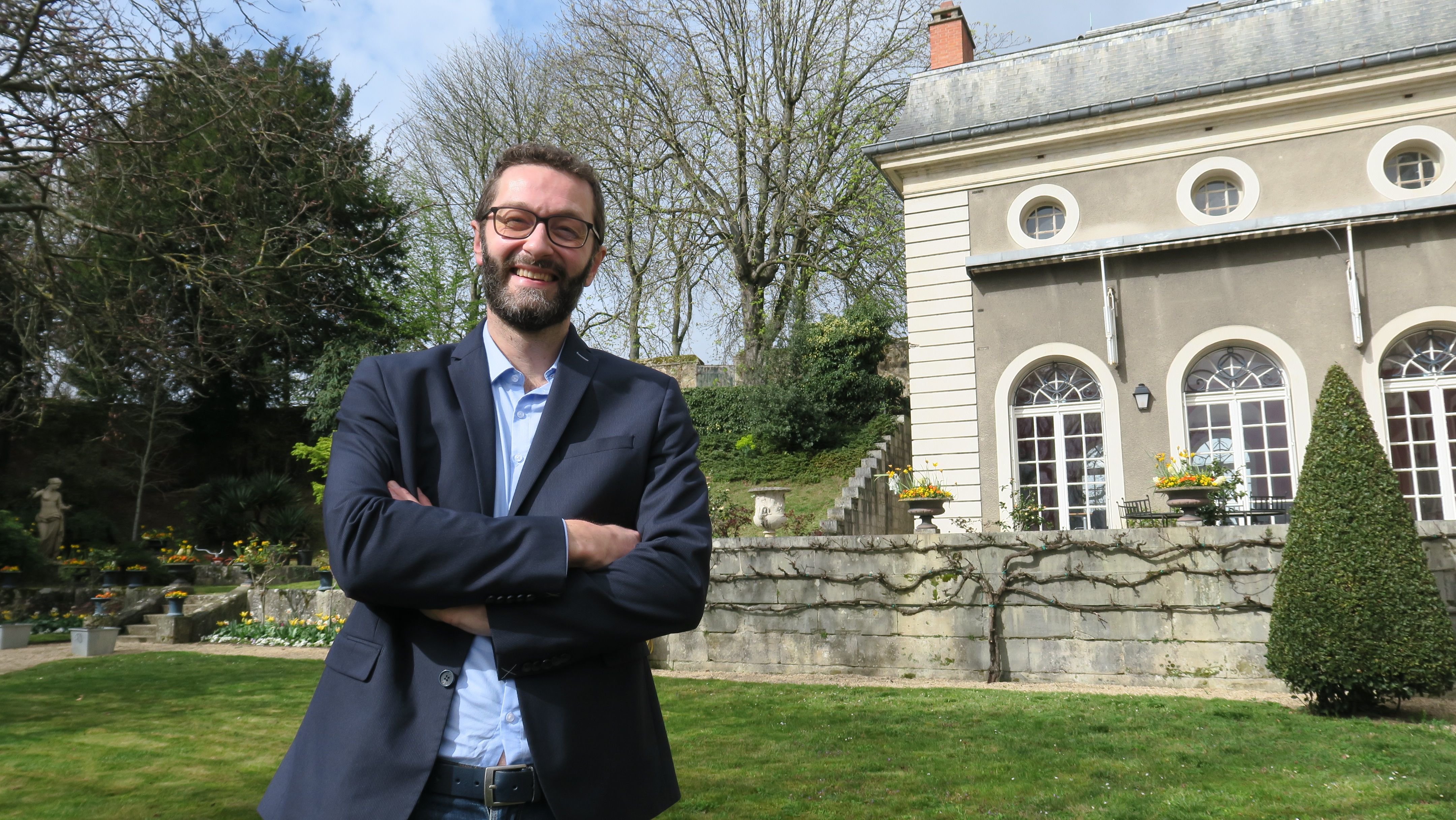 Saint-Cloud (Hauts-de-Seine), ce 30 mars 2023. Brice Mathieu a notamment été directeur du centre de conservation de Liévin (Pas-de-Calais) puis DRH du Louvre. LP/H.D.