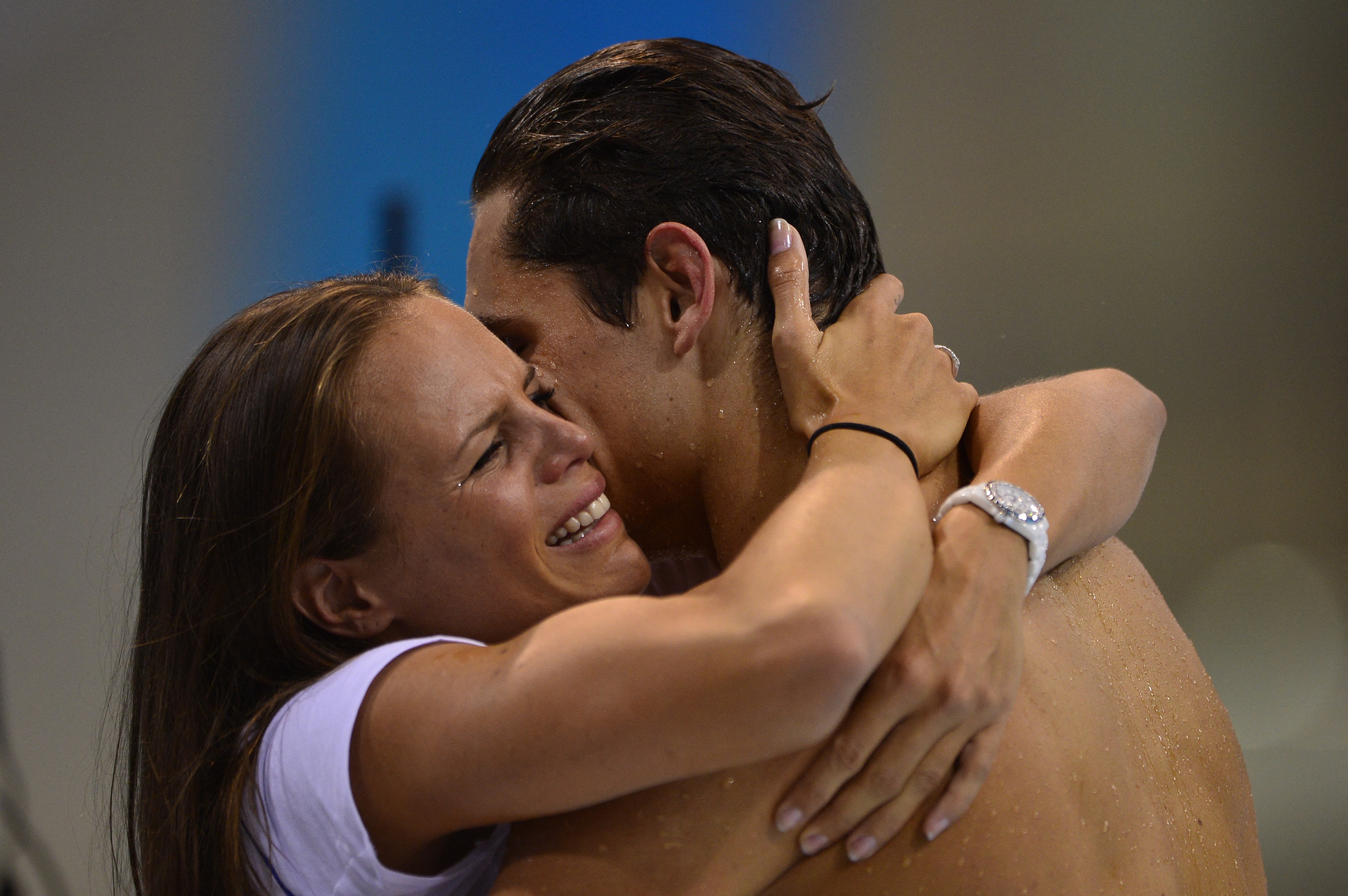Pour son retour aux Jeux olympiques à Londres en 2012, Laure Manaudou avait été éliminée dès les séries, mais son frère, Florent, avait été sacré champion olympique sur 50 m nage libre. Fabrice Coffrini/AFP