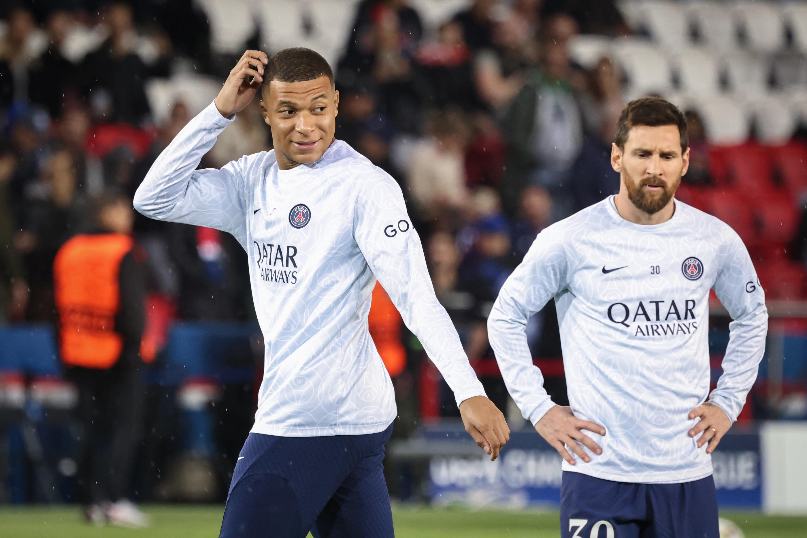 Quand Kylian Mbappé et Lionel Messi vont se retrouver au PSG, l'un des deux sera champion du monde... LP/Fred Dugit