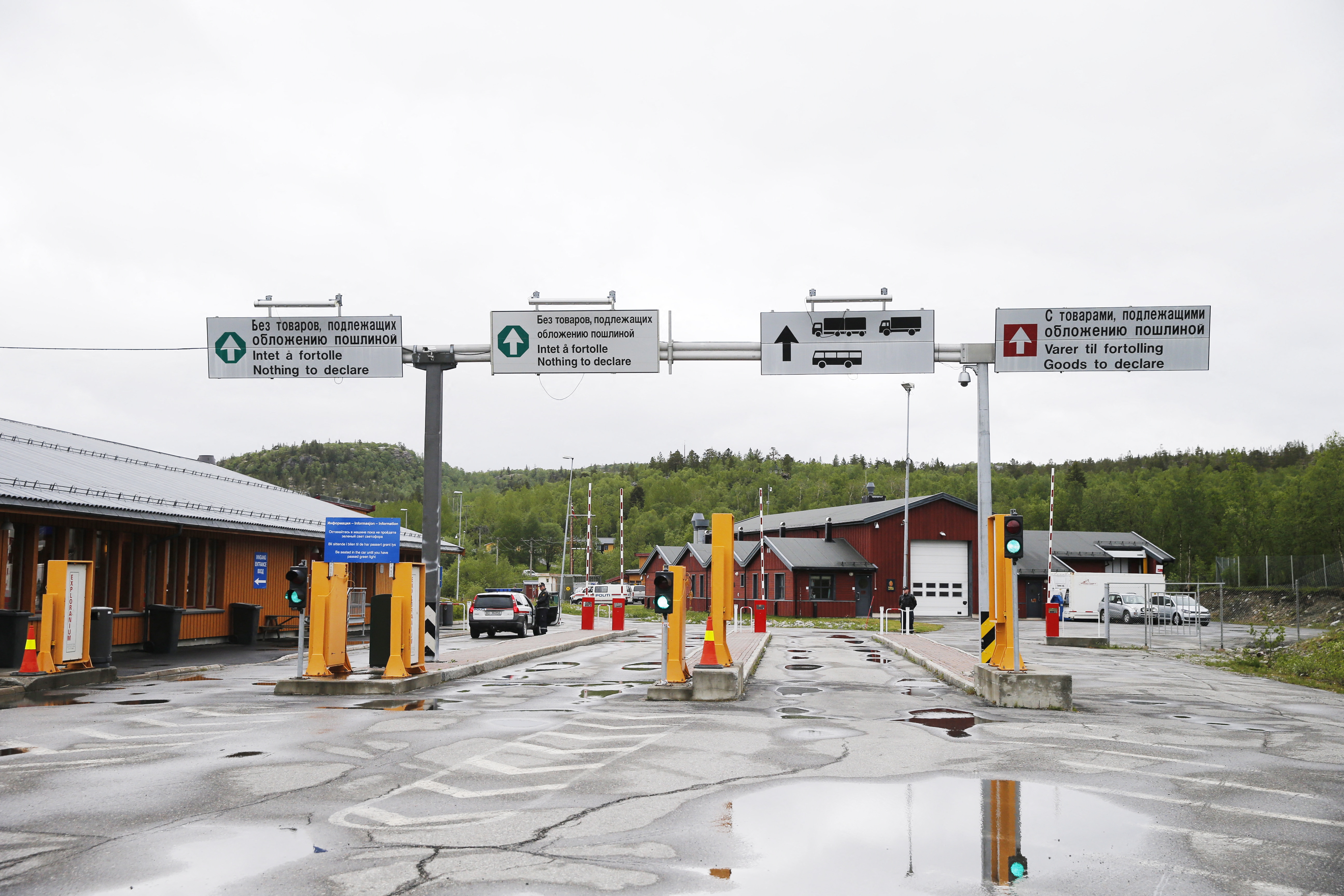  Le poste-frontière Storskog-Boris Gleb est le dernier point de passage encore ouvert aux Russes disposant d'un visa touristique. AFP/Cornelius Poppe,