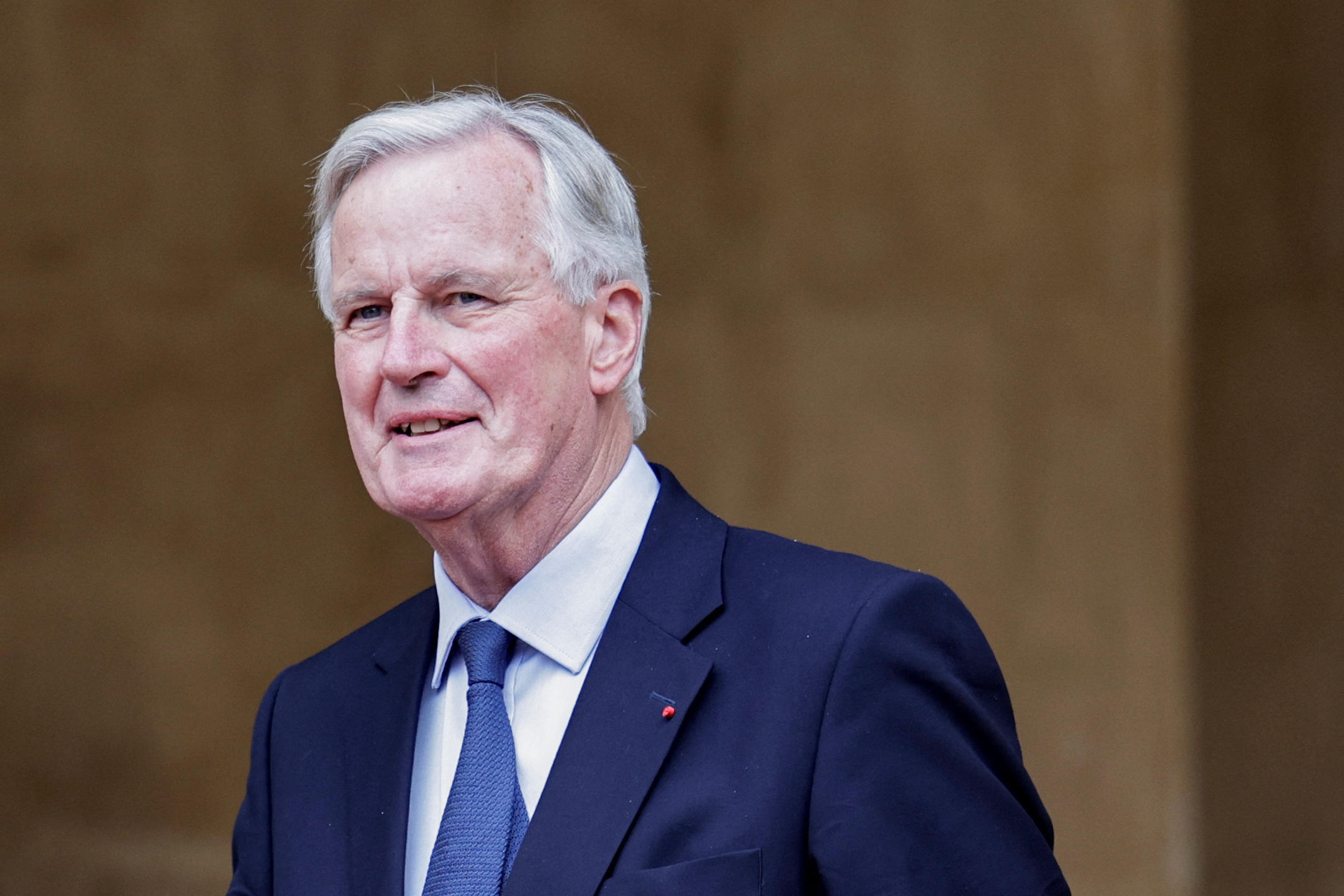 Le Premier ministre Michel Barnier, après plusieurs jours de discussions, est sur le point de réussir à former un gouvernement. REUTERS/Stéphane De Sakutin