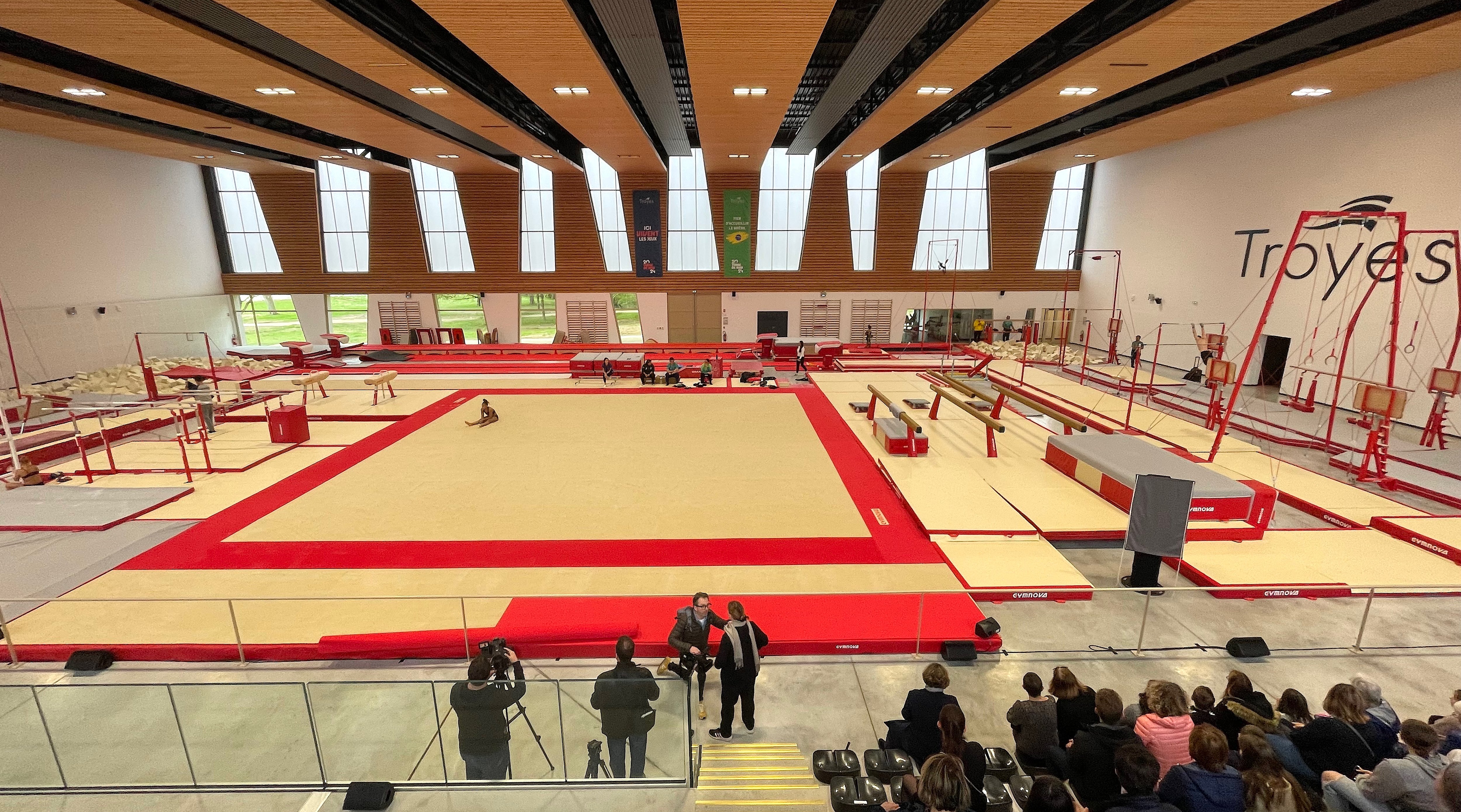 Sur l'élan des Jeux de Paris 2024, Troyes a investi dans une salle de gymnastique ultra-moderne. Le Brésil et le Kazakhstan vont venir y préparer les Jeux olympiques. LP/Stéphane Magnoux