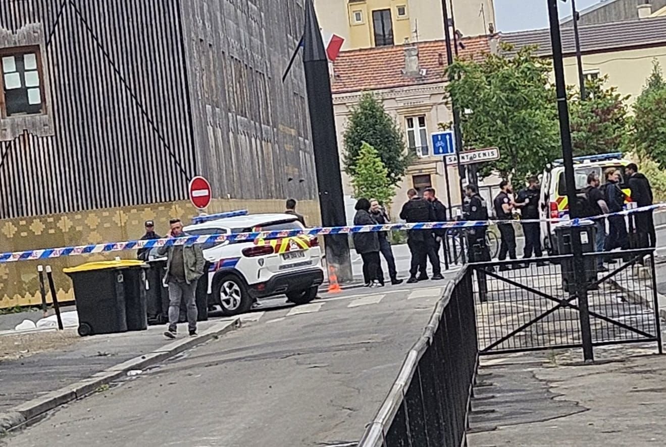 Aubervilliers, le 19 juin 2024. Mercredi matin, un SDF de 47 ans a attaqué à l’aide d’un tournevis un agent de propreté puis un fonctionnaire de la police nationale, avant d’être abattu par l’un de ses collègues de la municipale. LP/Nathalie Revenu