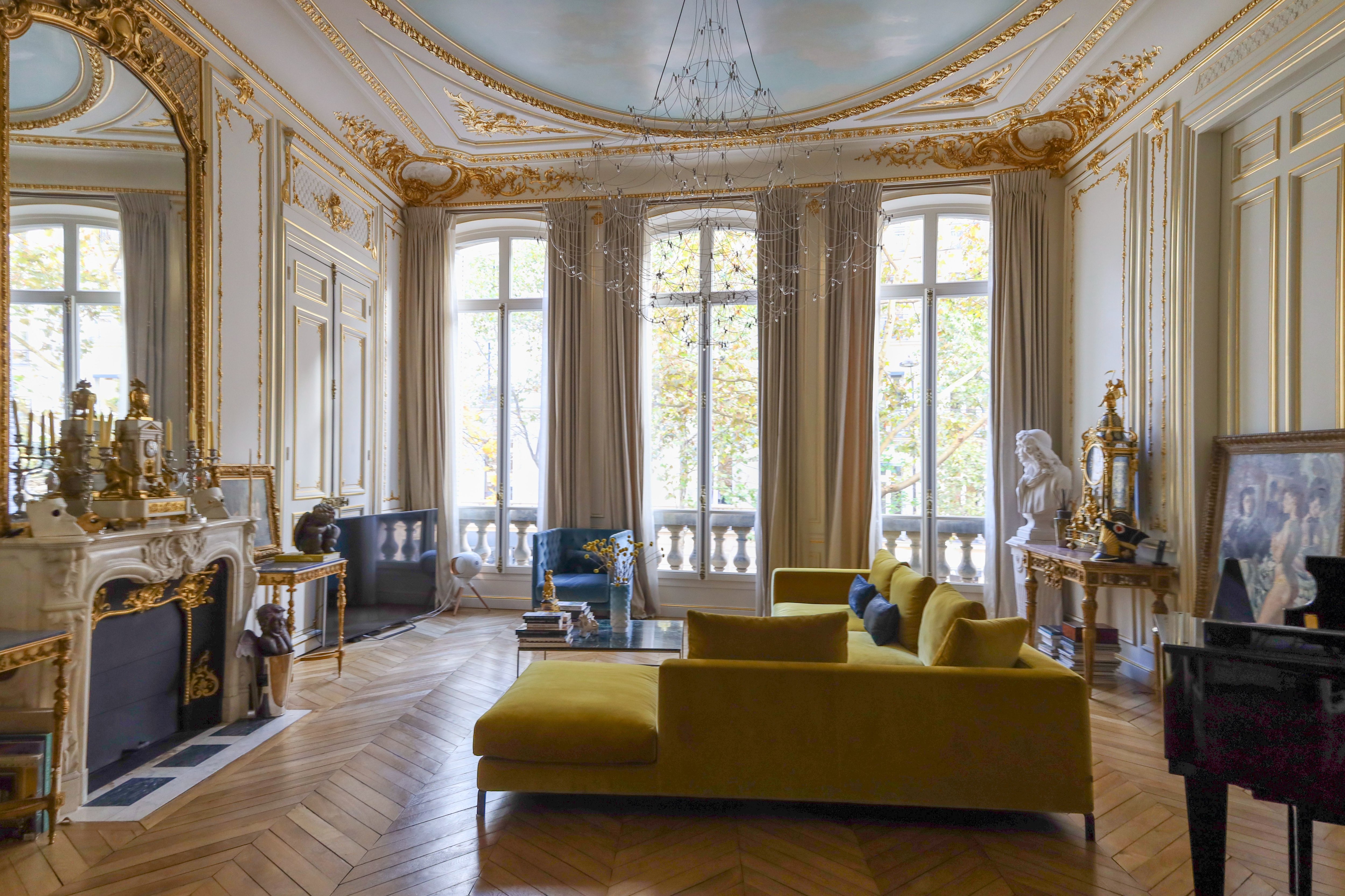 Paris (VIIe), le 7 novembre. Cet appartement dans un hôtel particulier de la rue de la Tour-Maubourg est mis en vente avec deux annexes. LP/Emma Oliveras