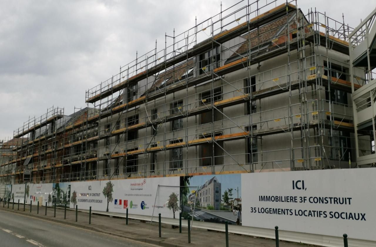 <b></b> Ormesson-sur-Marne, le 16 février 2021. Si des constructions de logements sociaux sont bien en cours, la ville est encore loin de répondre aux exigences de la loi SRU en la matière.