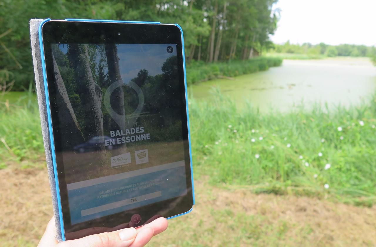 <b></b> Fontenay-le-Vicomte, jeudi 29 juin. Le conseil départemental lance une application pour faire découvrir les sites gérés par les Espaces naturels sensibles. 