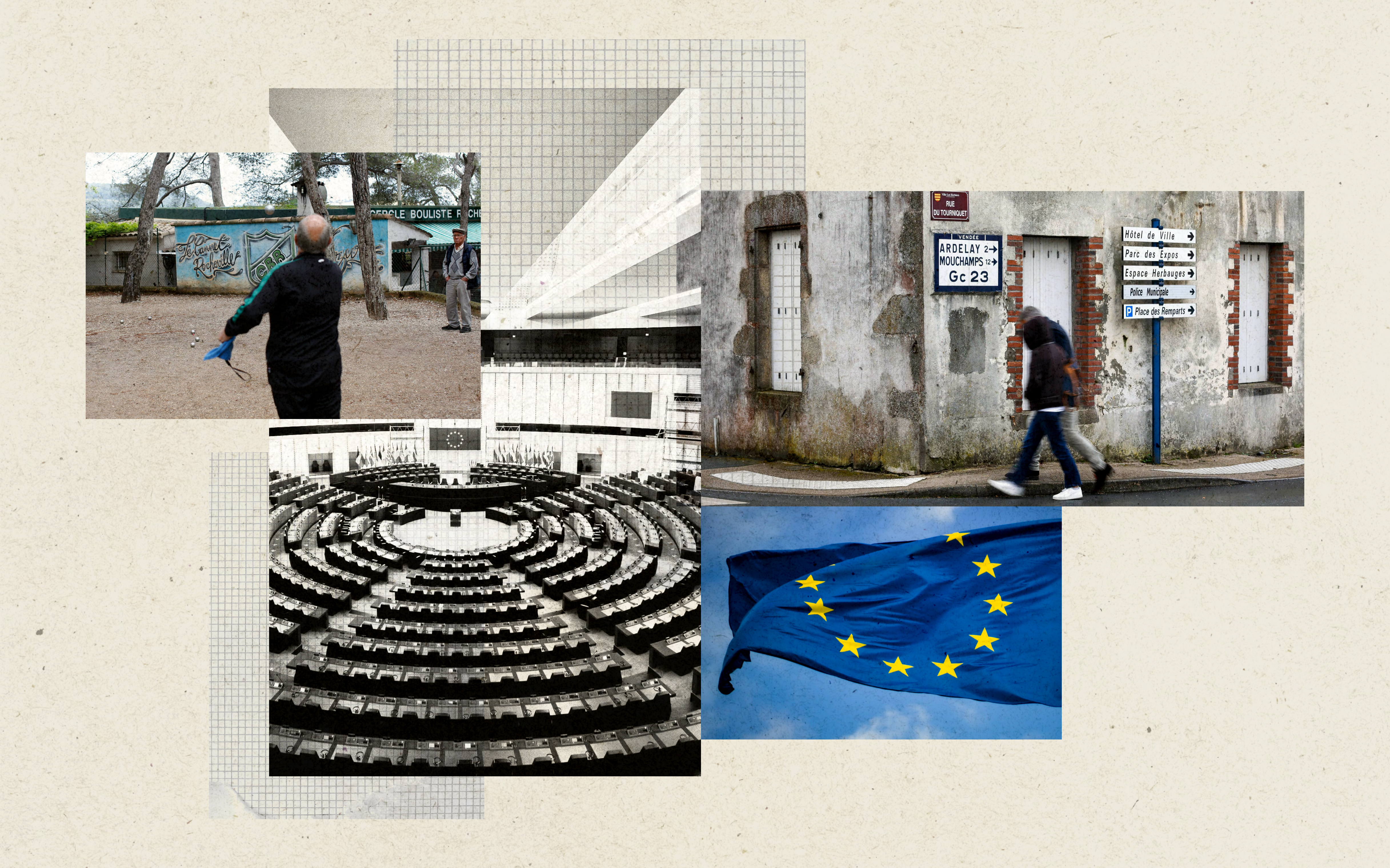 Aux Herbiers (Vendée), Levallois (Hauts-de-Seine) et au Cannet (Alpes-Maritimes), les électeurs de droite rencontrés glisseront pour les européennes un bulletin Bellamy, Macron, Maréchal... ou Bardella. Montage LP/DA/Olivier Corsan/Laurent Carre