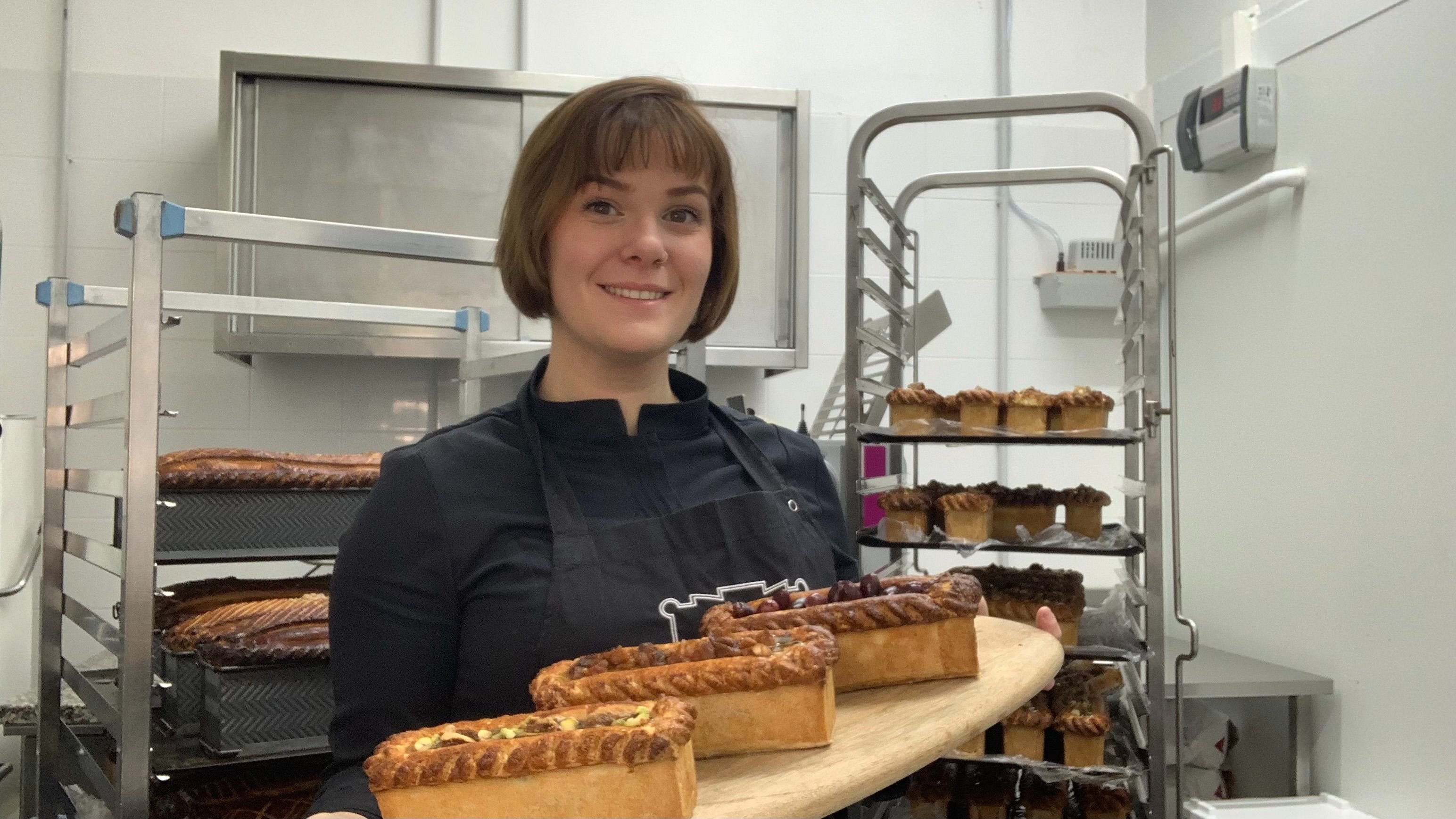 Courbevoie (Hauts-de-Seine), vendredi 13 septembre. Manon Montessuit a créé Nonam, entreprise de création et fabrication de pâtés croûtes haut de gamme qu'elle vend aux traiteurs et restaurateurs. DR