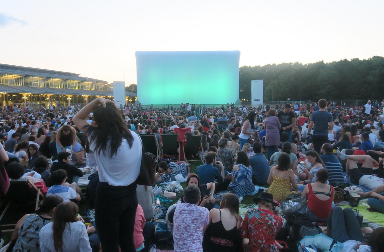 <b></b> Paris, le 18 juillet. La première séance du ciné en plein air de la Villette a fait le plein, pour la projection de « La la land » de Damien Chazelle.