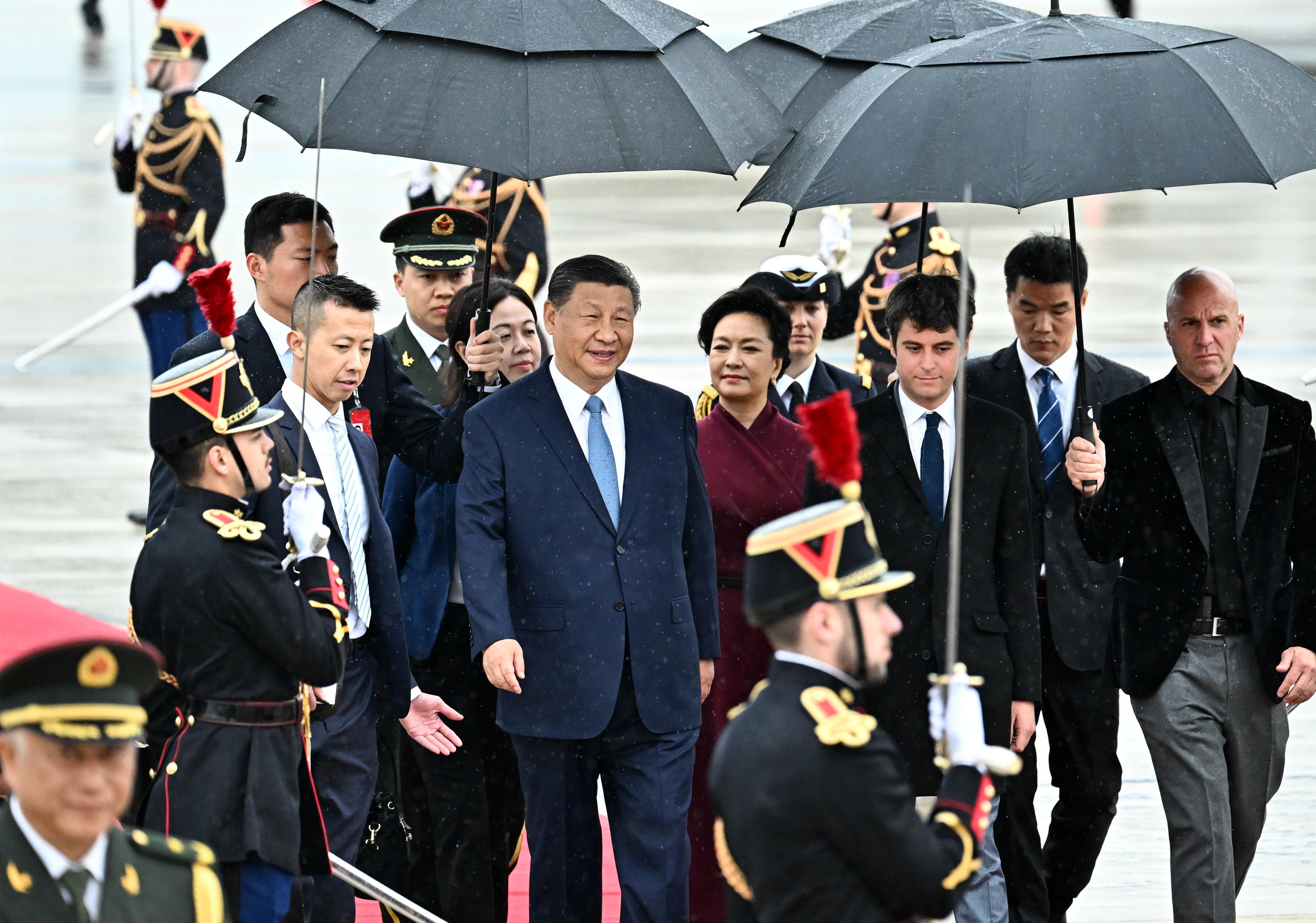 Le président chinois Xi Jinping est en visite d'Etat jusqu'à mardi midi. (Xinhua/Yan Yan)