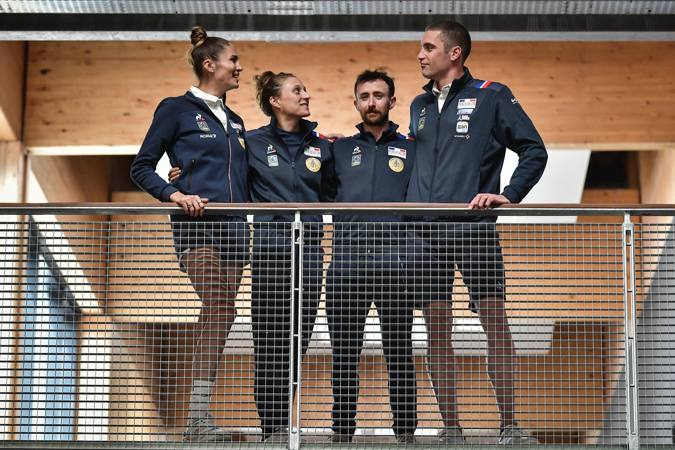 Élodie Clouvel, Marie Oteiza, Jean-Baptiste Mourcia et Valentin Prades tenteront de ramener une médaille à la France lors des épreuves de pentathlon moderne. Icon Sport/ABACA/Abdullah Firas