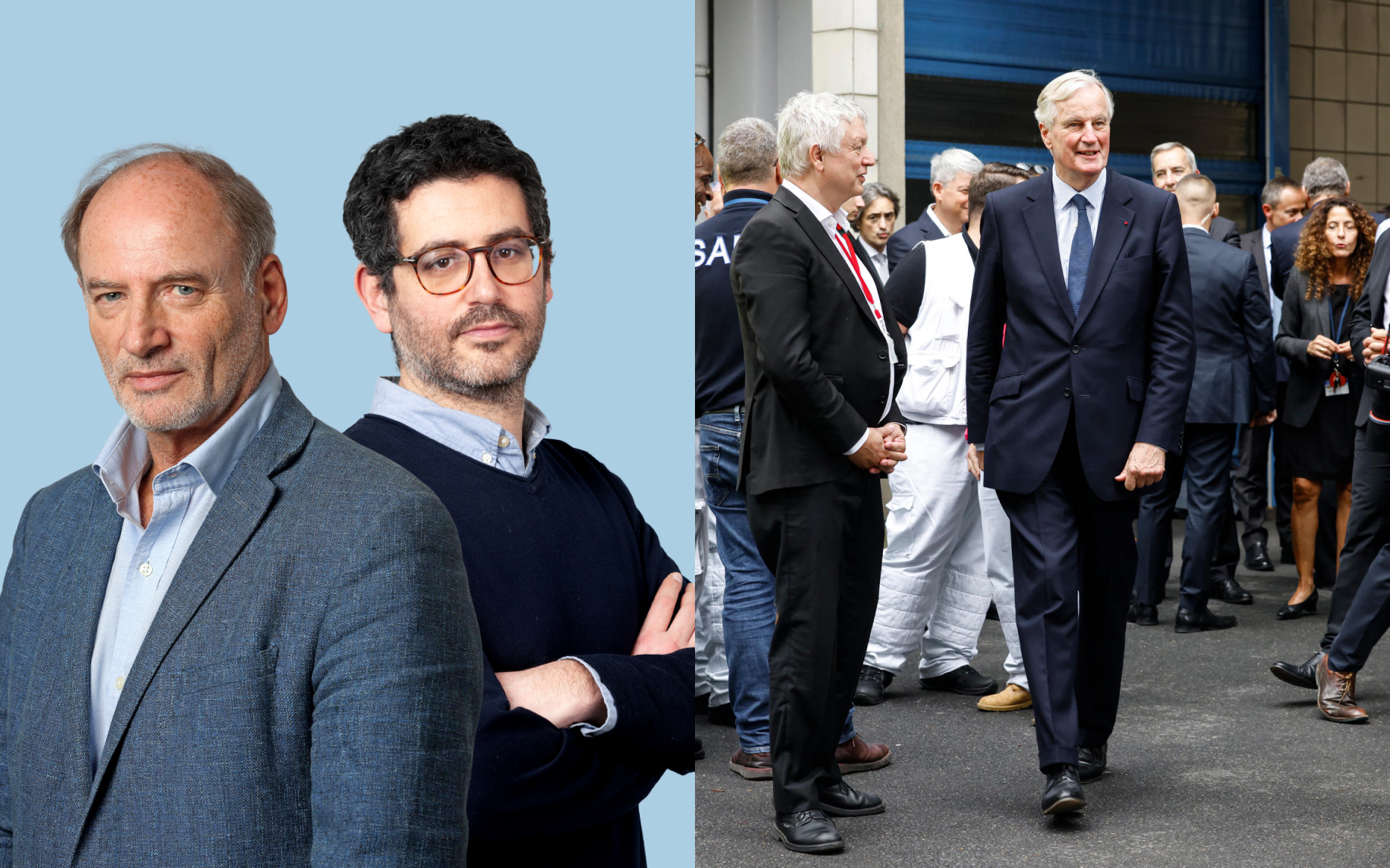 Henri Vernet et Alexandre Sulzer, du service politique du Parisien, ont répondu en direct à vos questions sur Michel Barnier. Le Parisien DA - LP/Olivier Corsan