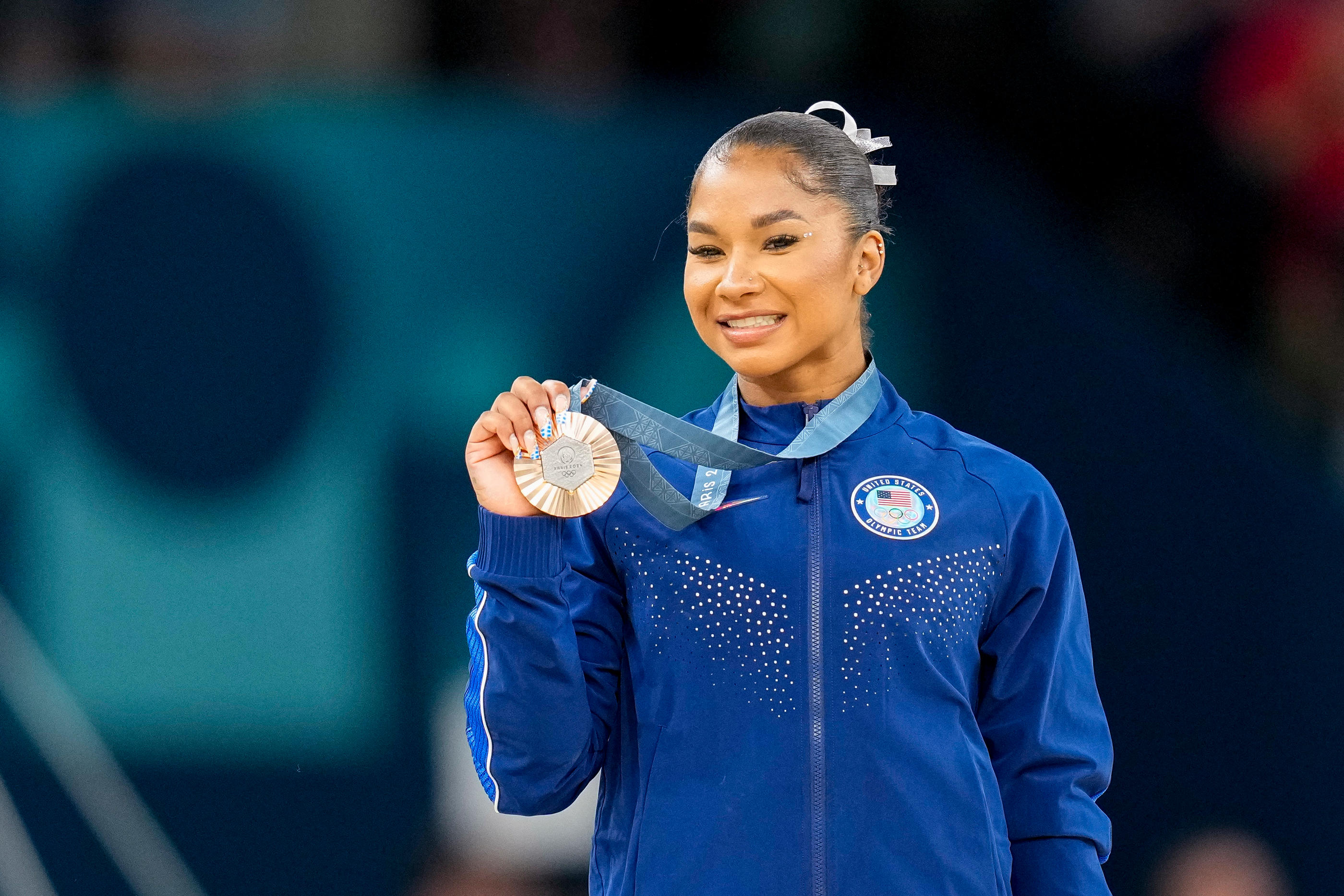 Jordan Chiles pourrait perdre sa médaille de bronze après la décision du TAS. Icon Sport/Alex Gottschalk