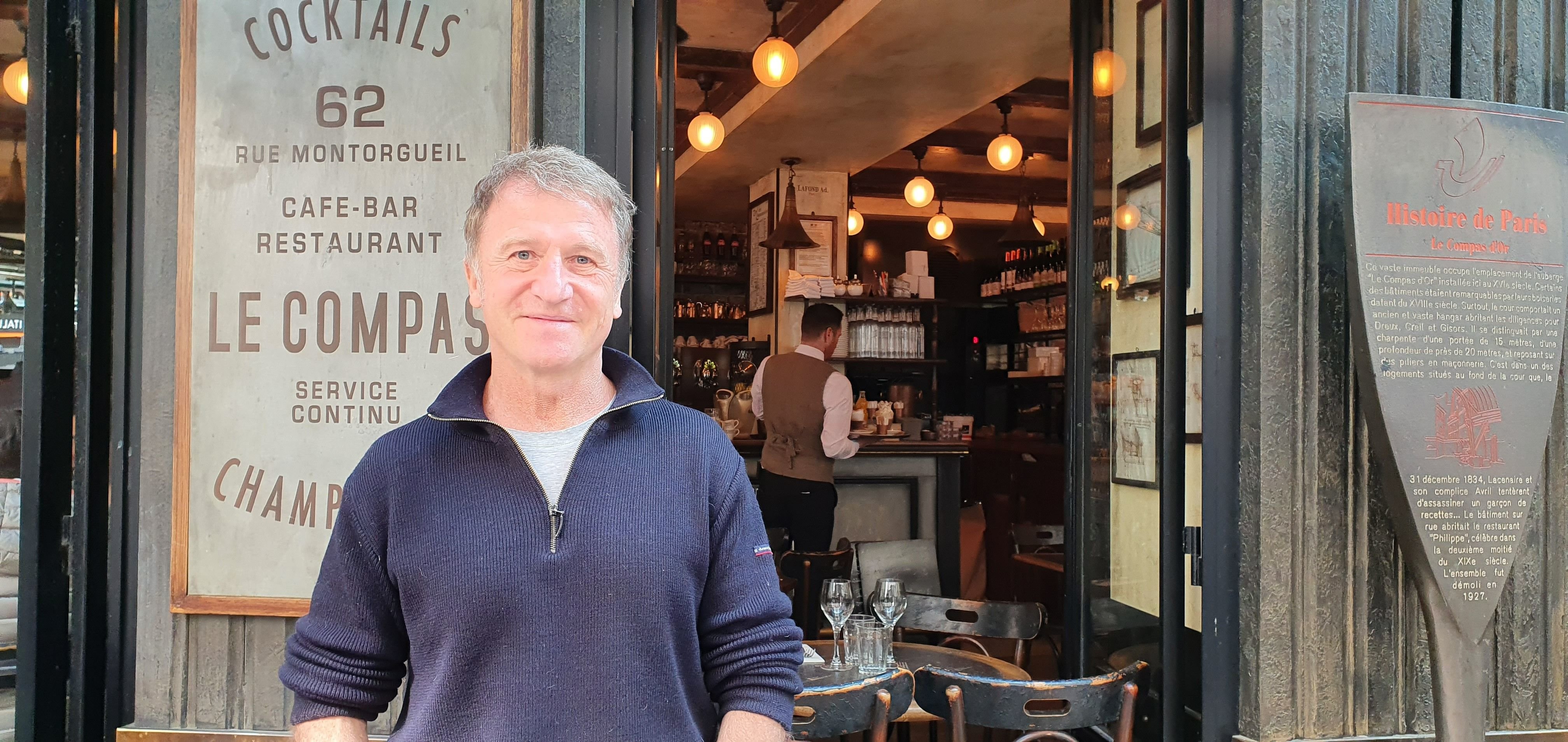 Paris, le 19 avril. Alain Cojean, 60 ans, a fondé son entreprise de restauration en 2001 avant de la céder dix-huit ans plus tard. Il raconte son parcours dans un livre. LP/A.-S.D.