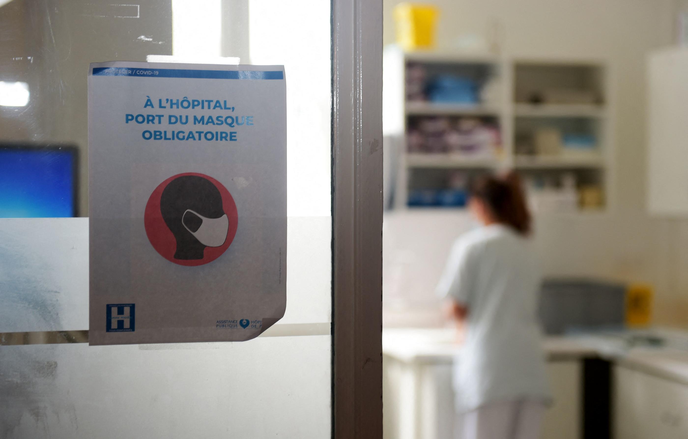 A l'hôpital Saint-Antoine à Paris. (AFP/Eric PIERMONT)