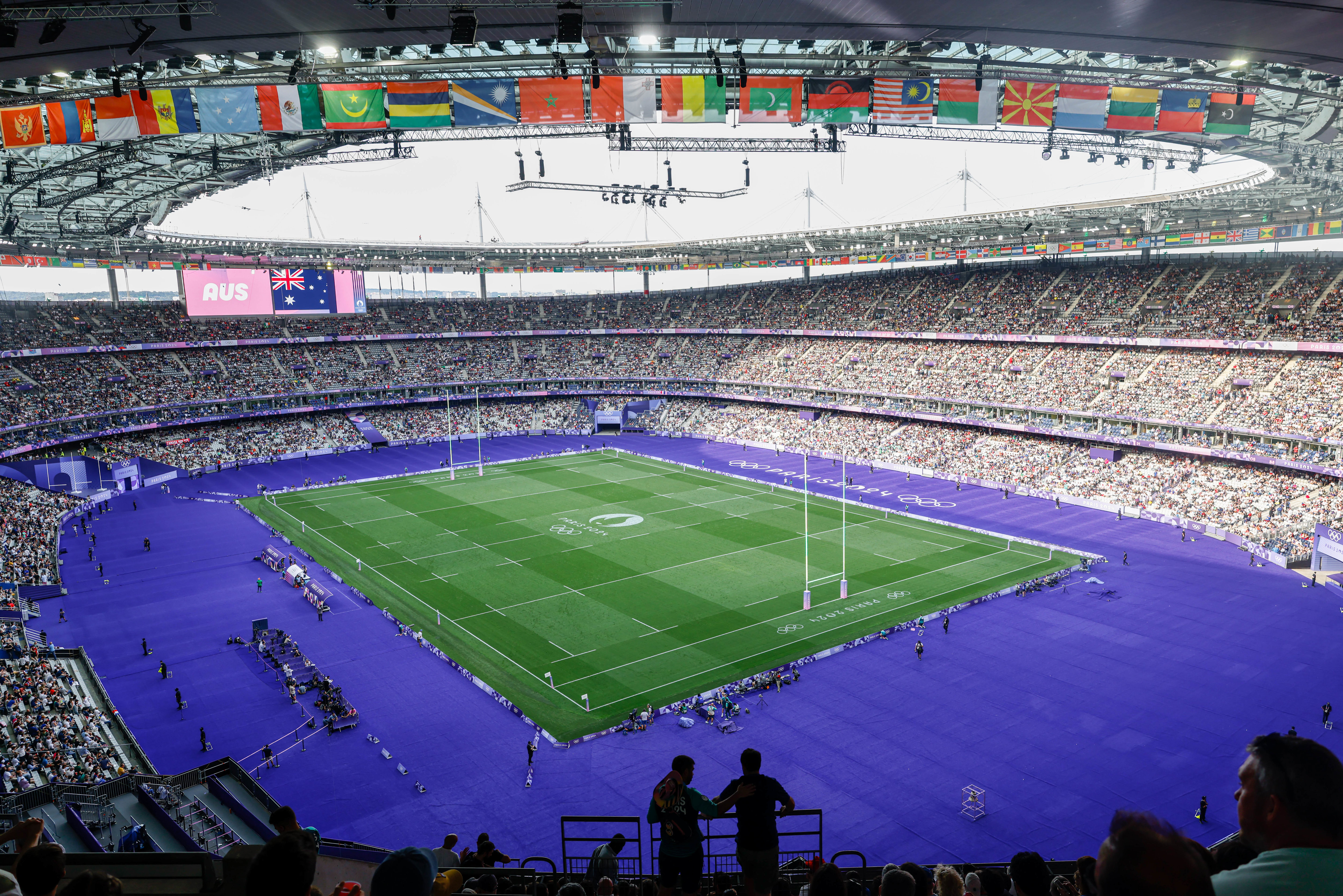 Le Stade de France était plein et son public a apprécié son nouveau look. LP/Olivier Corsan