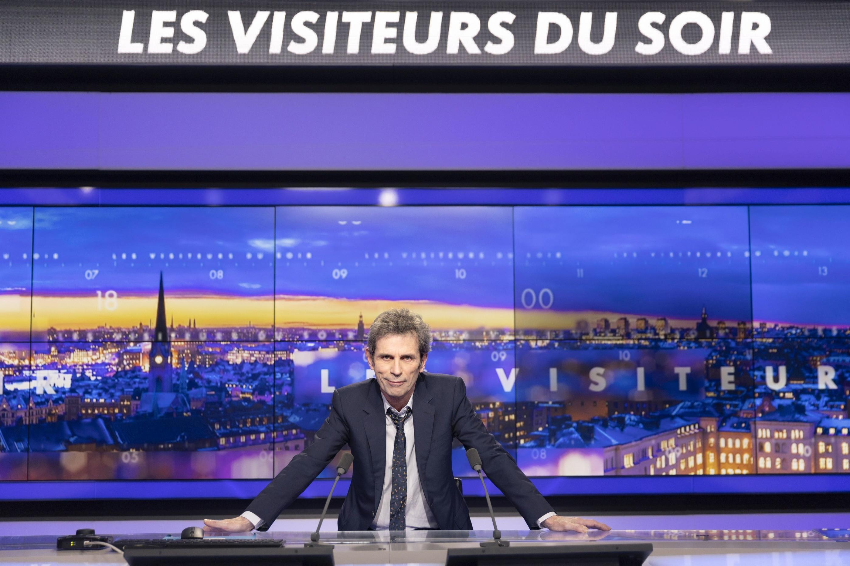 Frédéric Taddeï n’est plus sur l’antenne de CNews où il était arrivé à la fin février 2023 avec «Les visiteurs du soir». Studio/CNEWS/Mat Ninat