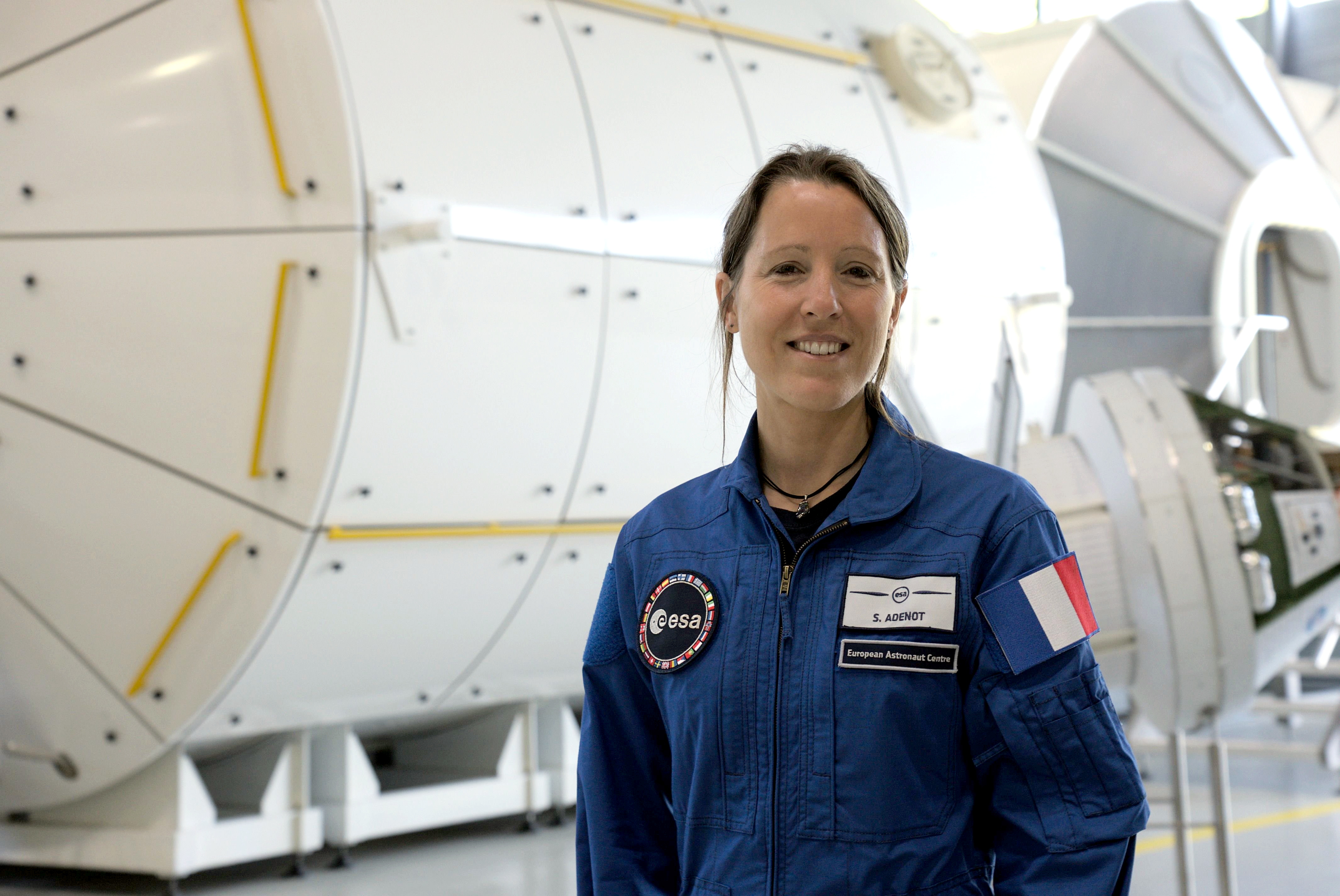 Sophie Adenot au Centre des astronautes européens, à Cologne, en Allemagne. Le métier d'astronaute fait partie des métiers qui font le plus rêver petit. LP/ Mathieu Hennequin