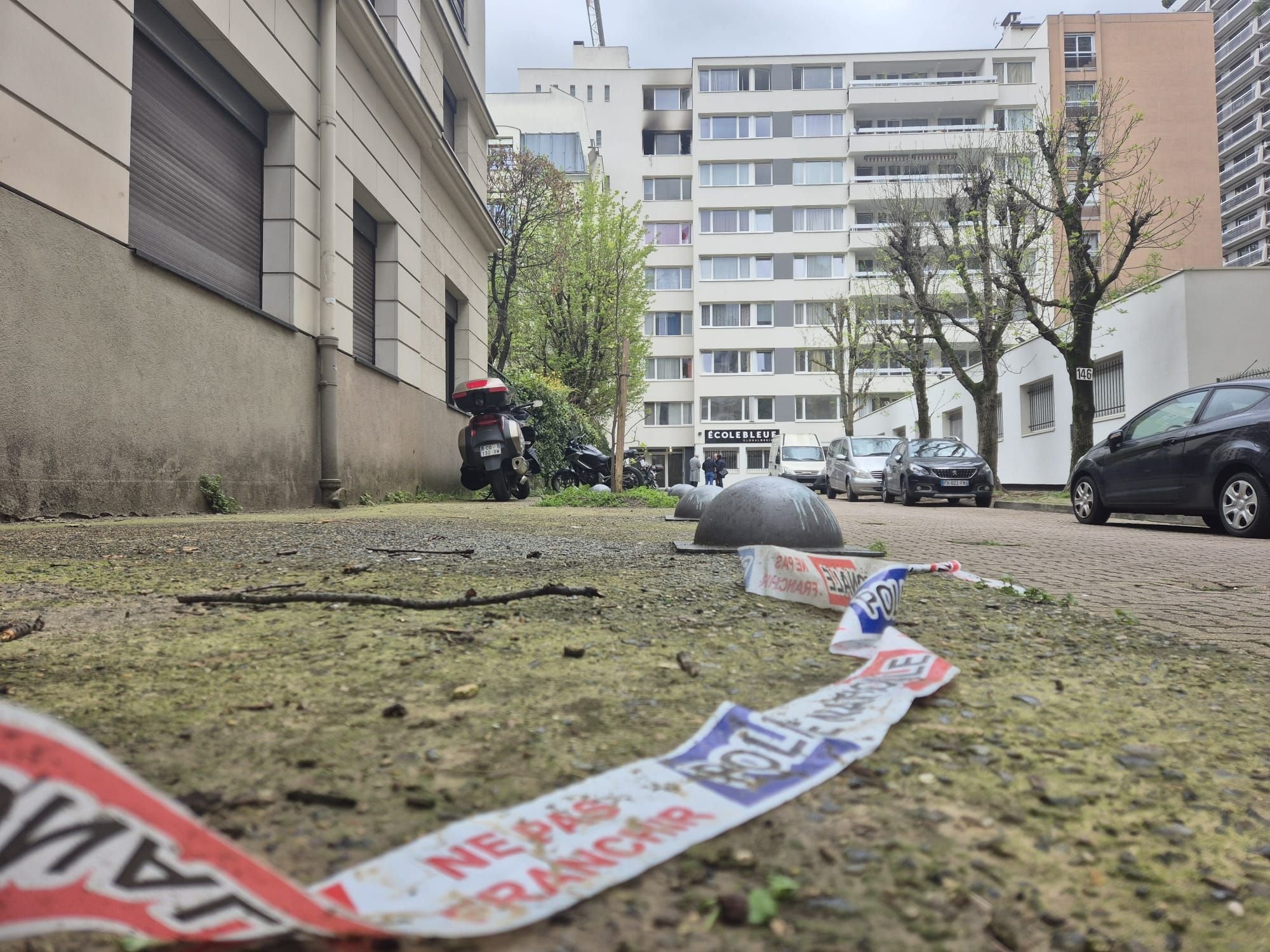 8 avril 2024. Trois personnes sont mortes, dimanche soir, suite à l'incendie d'un appartement rue de Charonne (XIe arrondissement). LP/Maxime Ducher