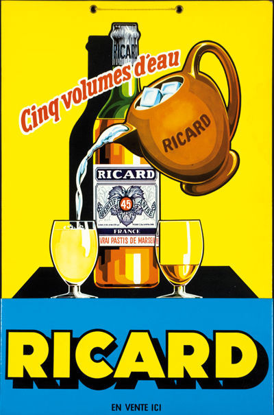 ② Publicité Ricard pour café ou bar. — Marques & Objets