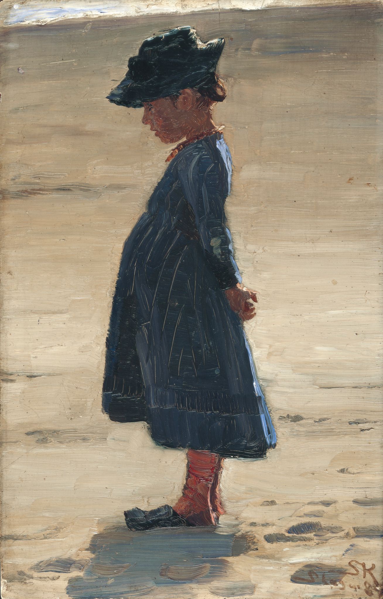 Soirée D été Sur La Plage De Skagen Kroyer, un "amant de la lumière" à l'heure bleue - L'Express
