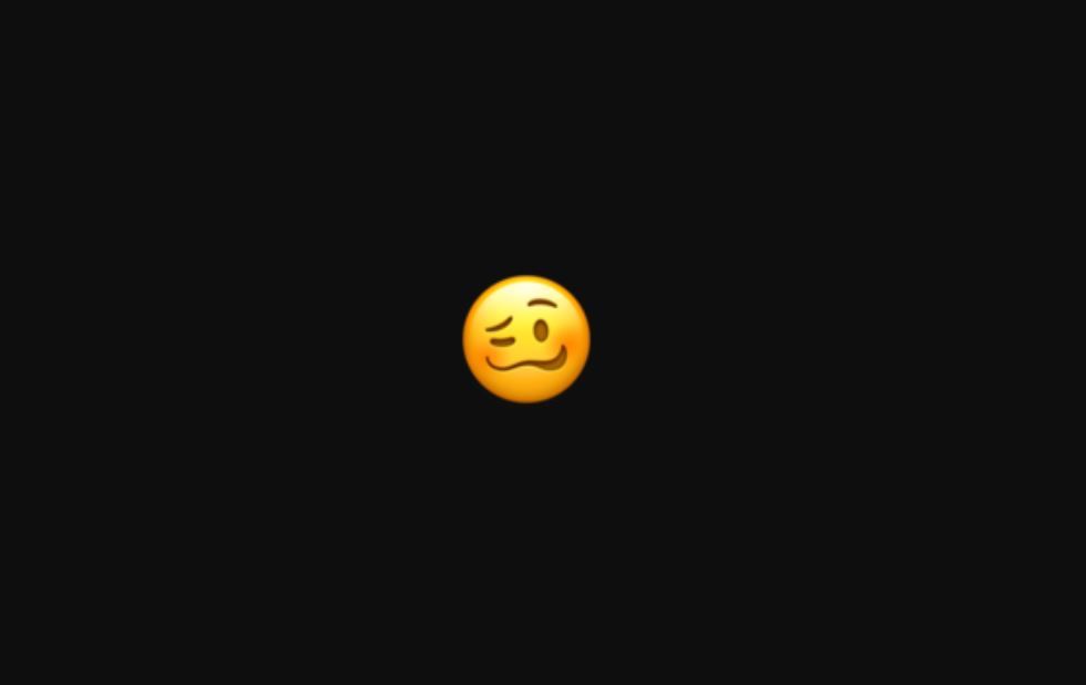 émoticône Smiley Ivre