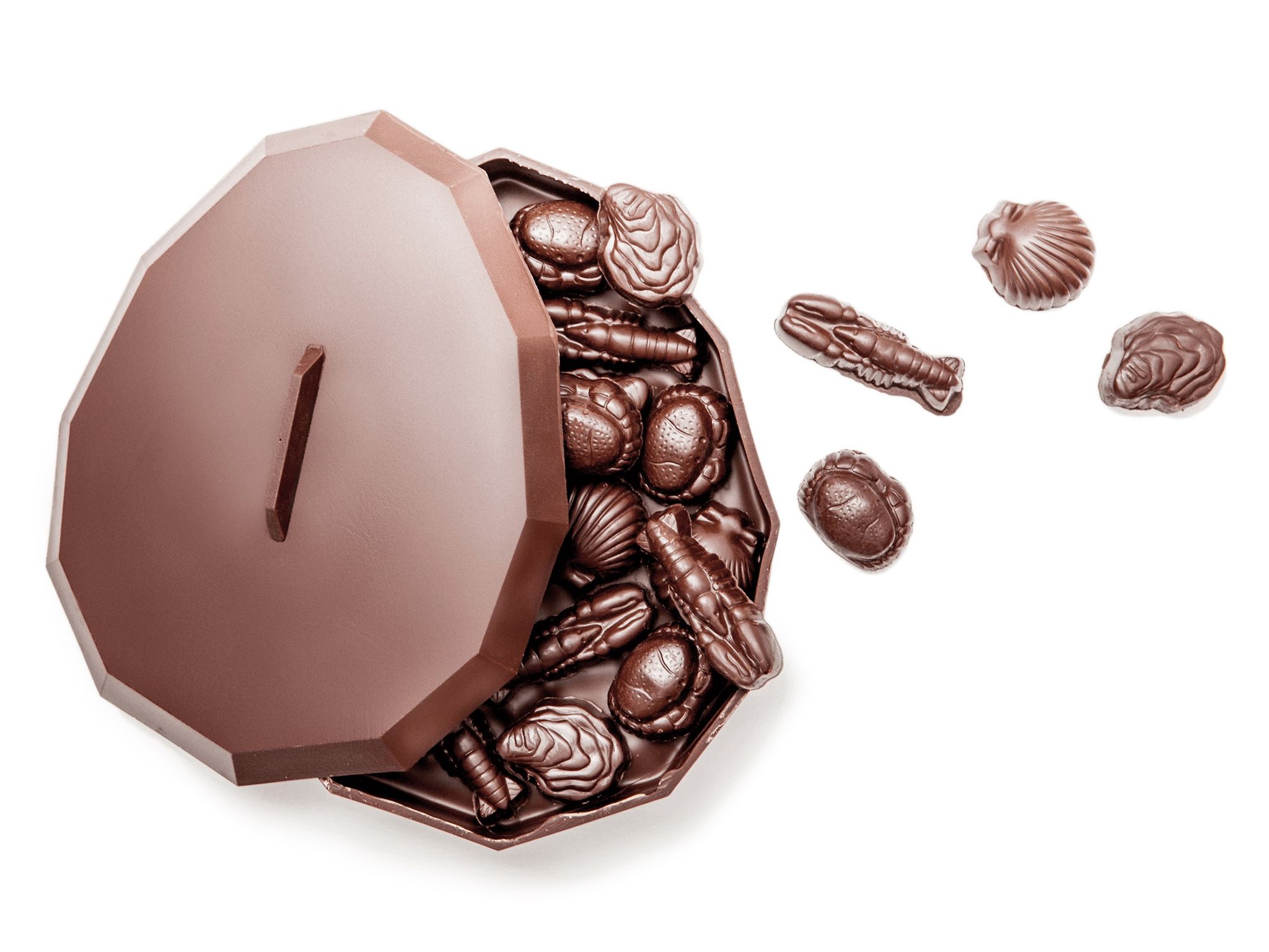 La boîte de Friture du Port de NICE Chocolat Dulcey