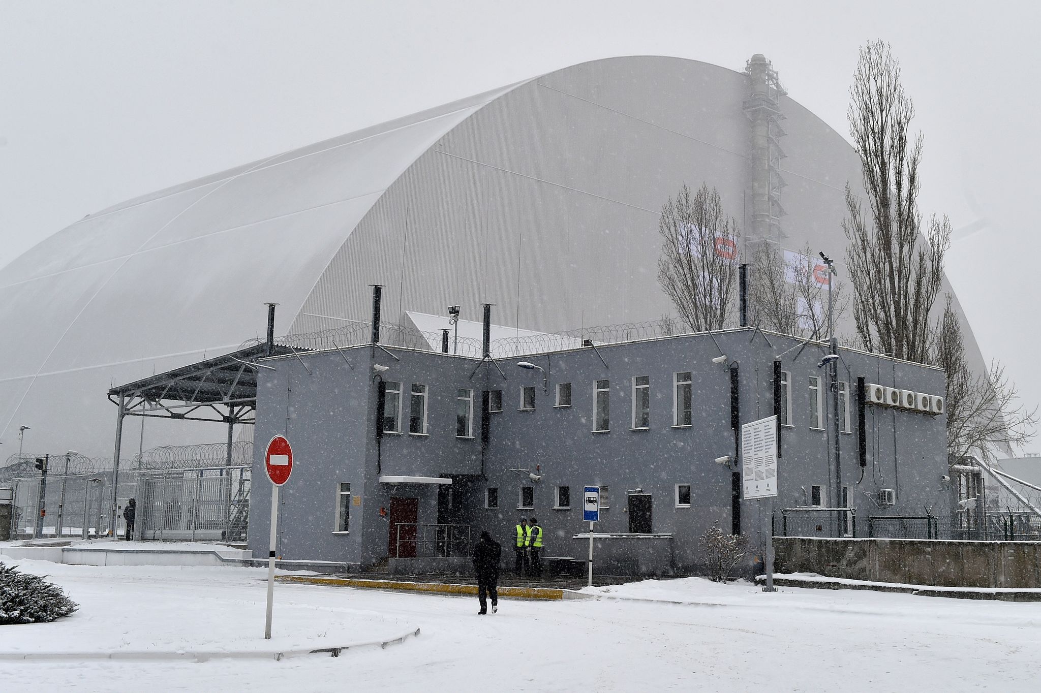 EN IMAGES. Tchernobyl la nouvelle arche de confinement du