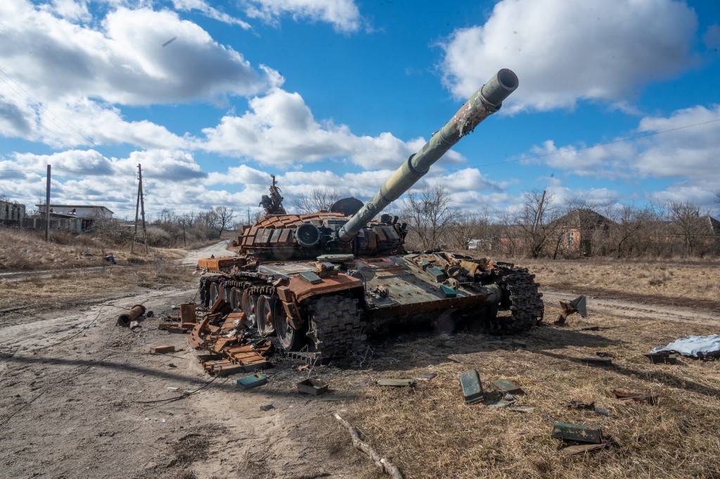 Guerre en Ukraine : la flotte de chars russes à la peine – L'Express