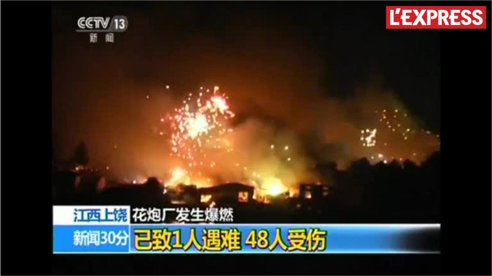 Chine : l'explosion de pétards la plus hallucinante du monde