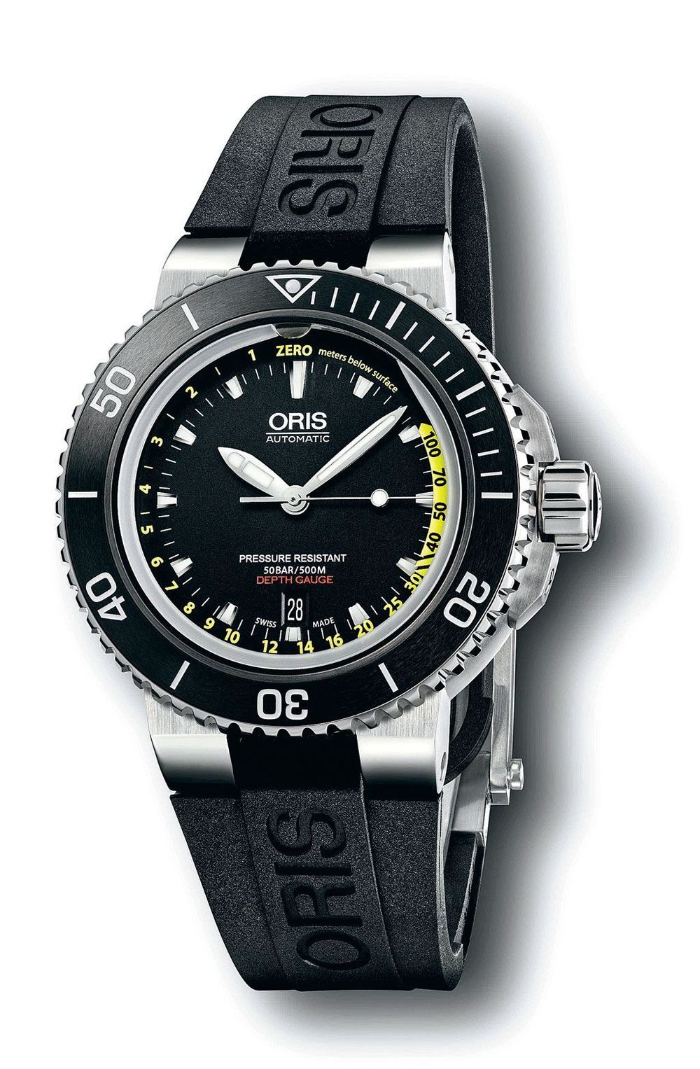 Oris Aquis Depth Gauge la montre des profondeurs L Express