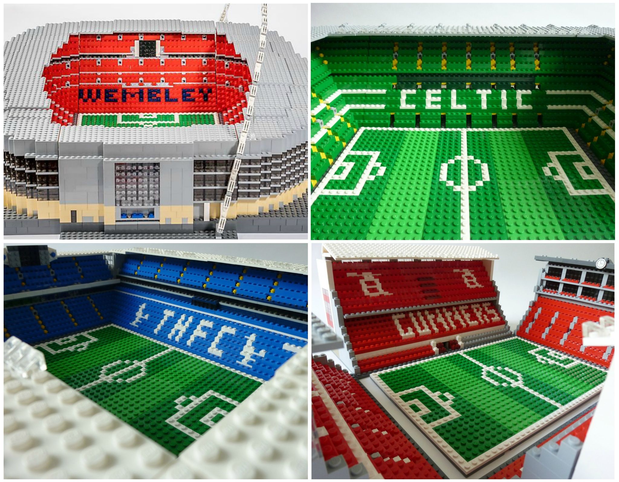 Stade de Foot de Manchester United en Lego
