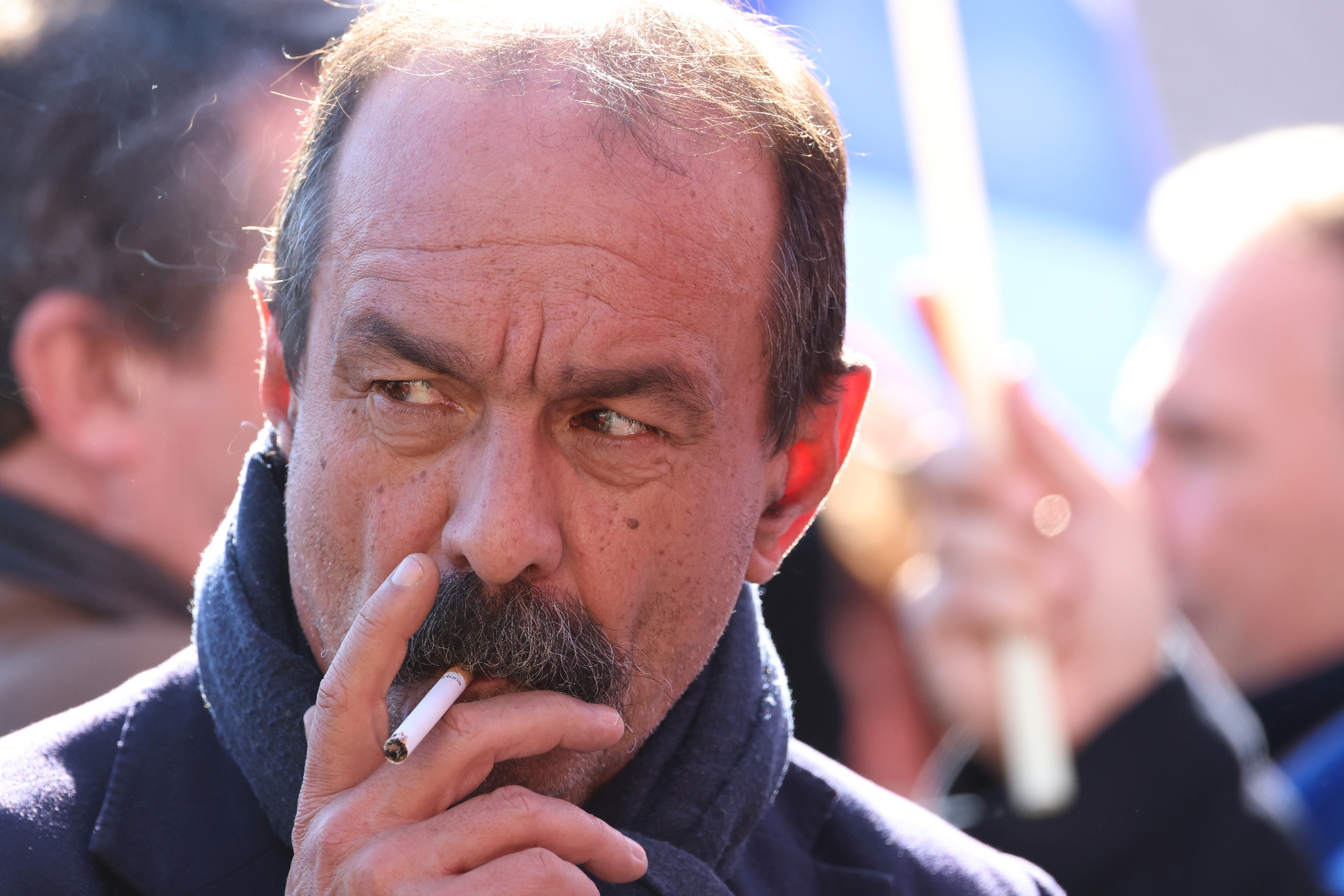 Philippe Martinez Sans Moustache La bataille des retraites, lutte finale pour Philippe Martinez, patron de  la CGT - L'Express
