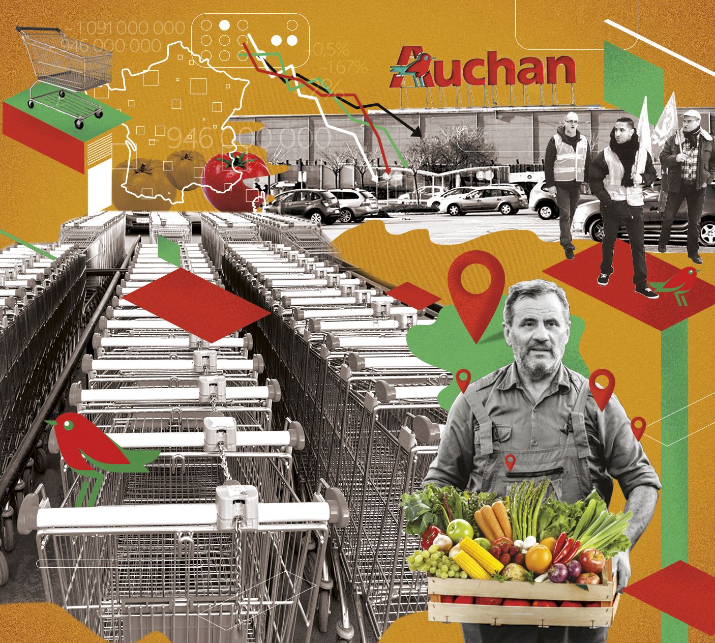 Alimentation : Auchan propose 50 produits bio à moins de 1 euro