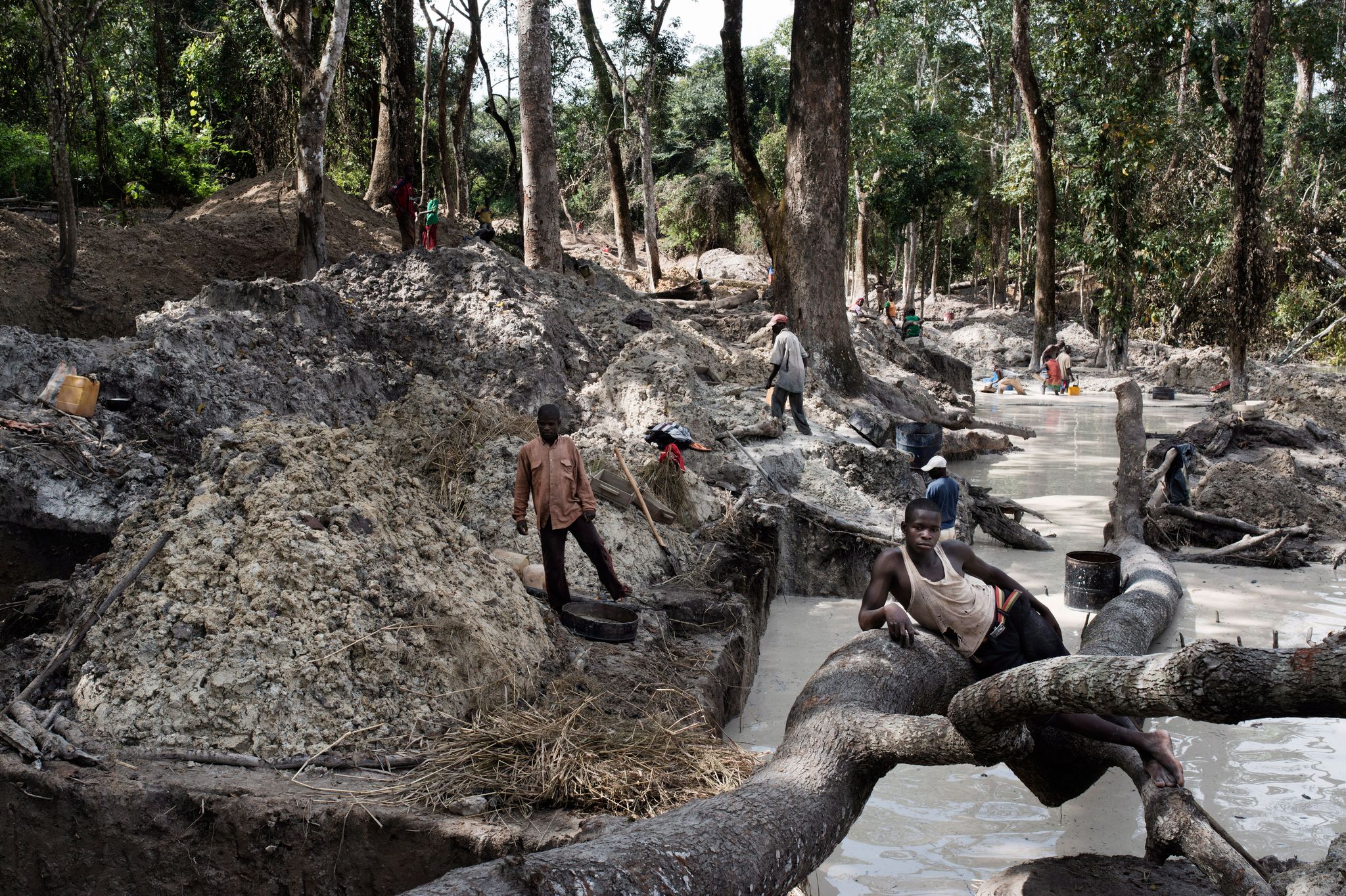 Centrafrique diamants en terrain min L Express