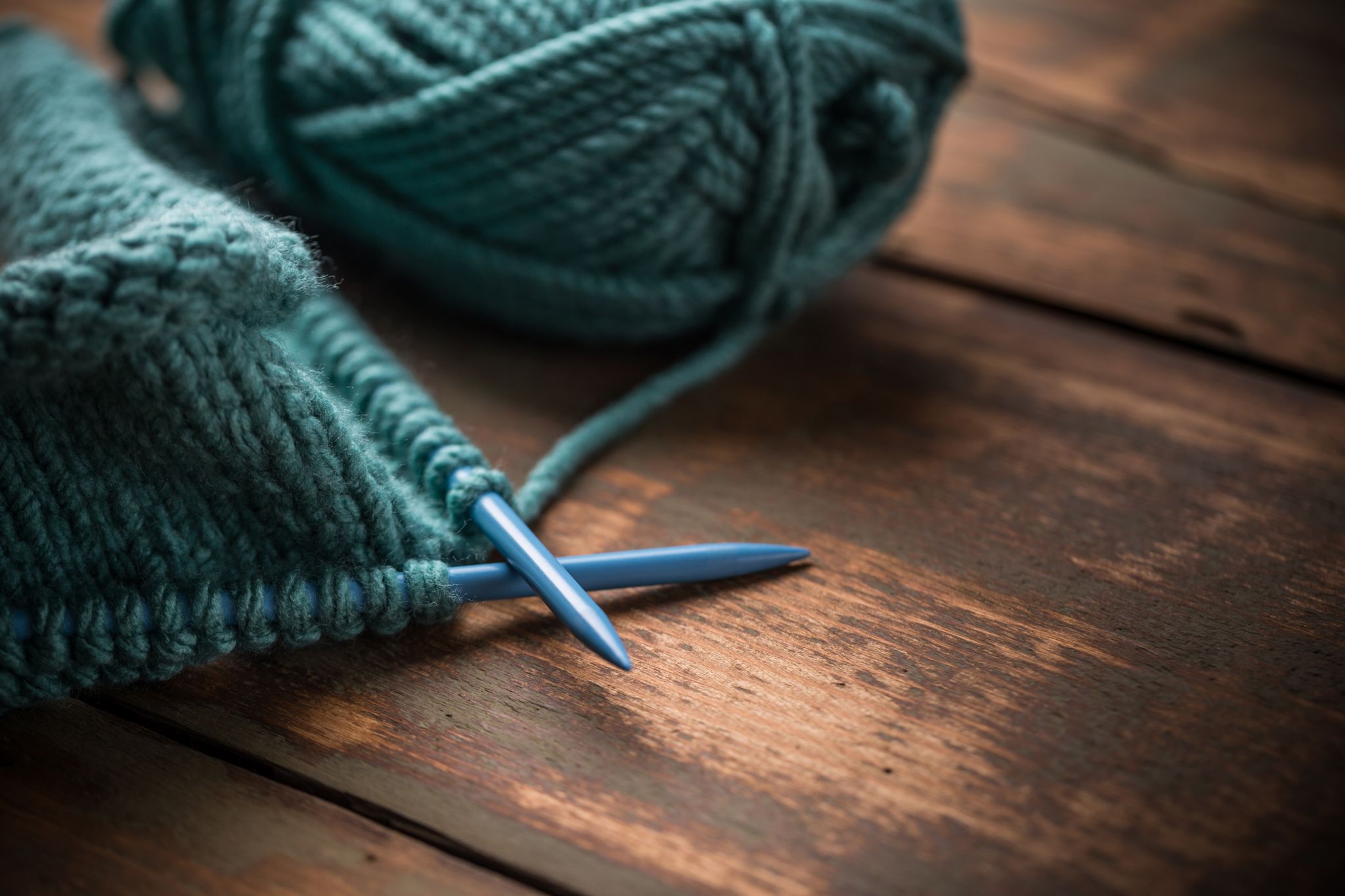 Tricoter avec une seule pelote de laine - Marie Claire