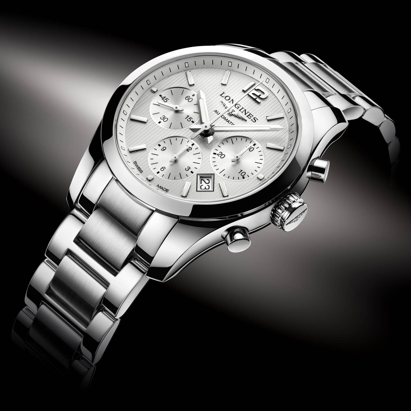 Conquest Classic Chronographe de Longines service gagnant L Express