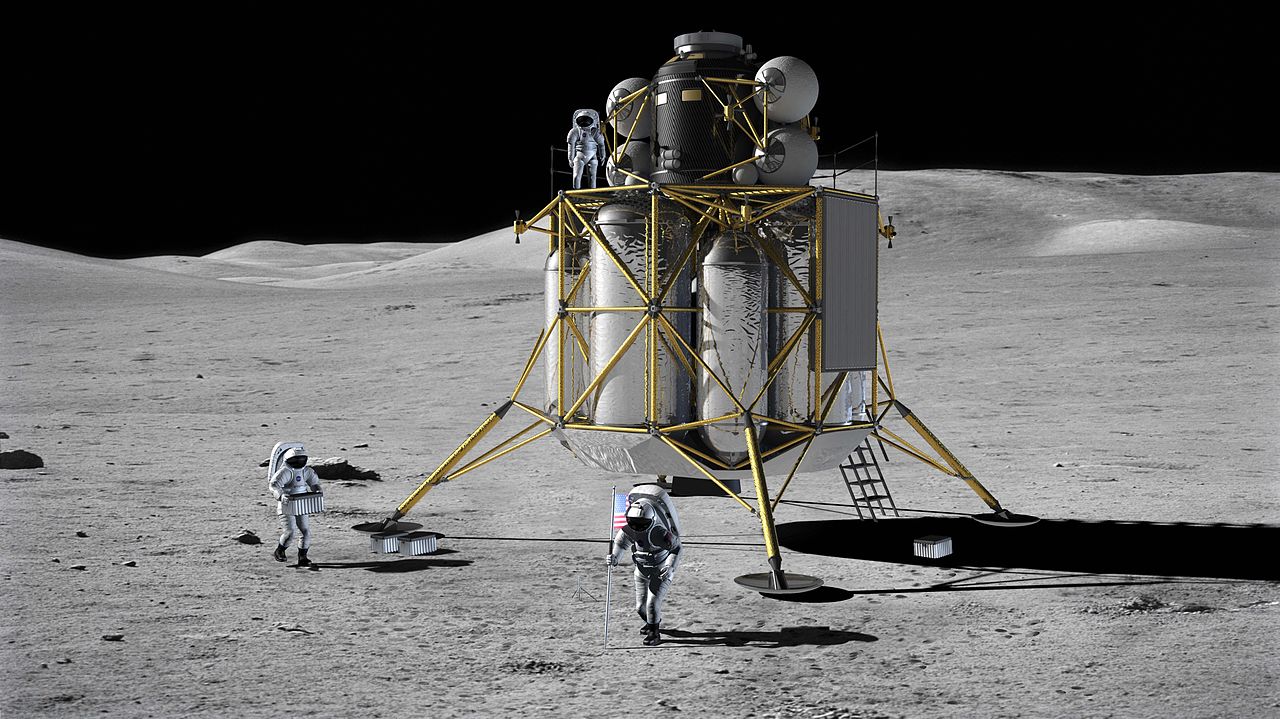 équipe module lunaire nasa