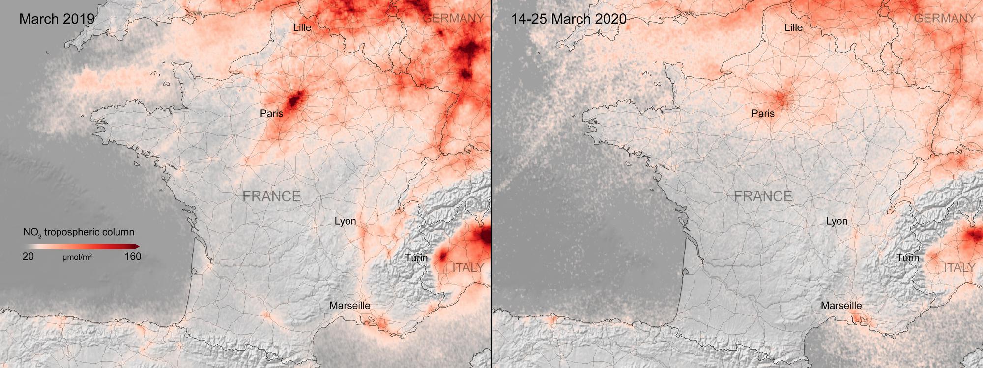 Coronavirus : la qualité de l'air s'est améliorée de 20 à 30% à Paris,  selon Airparif