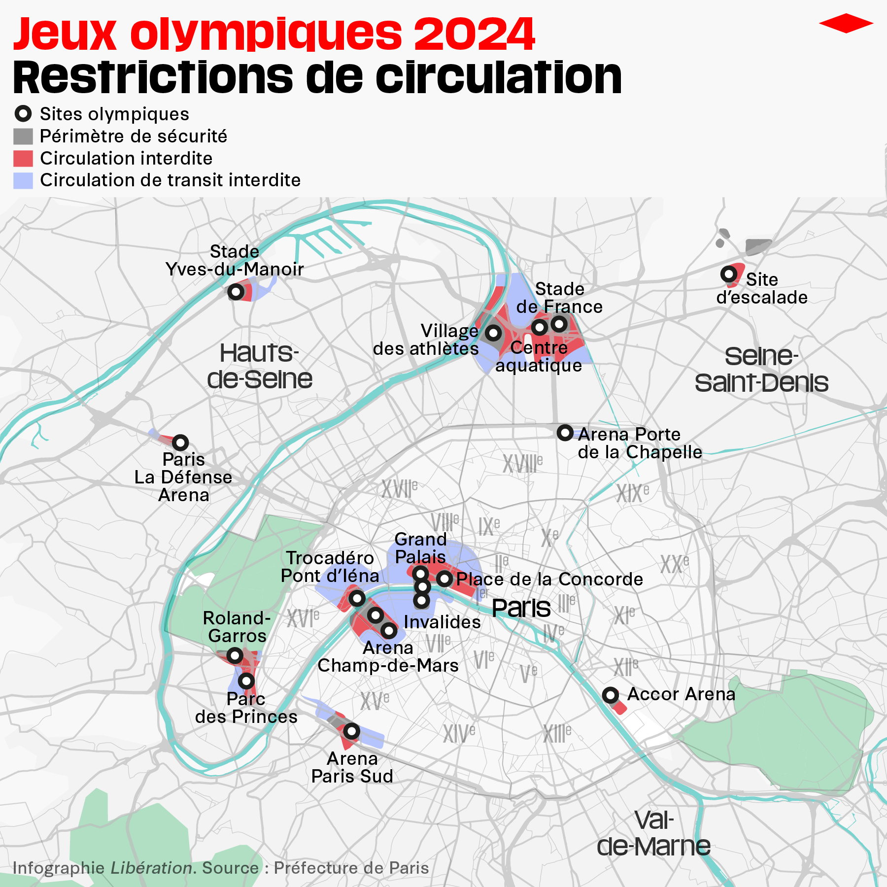JO 2024 : la carte du Paris olympique se dévoile