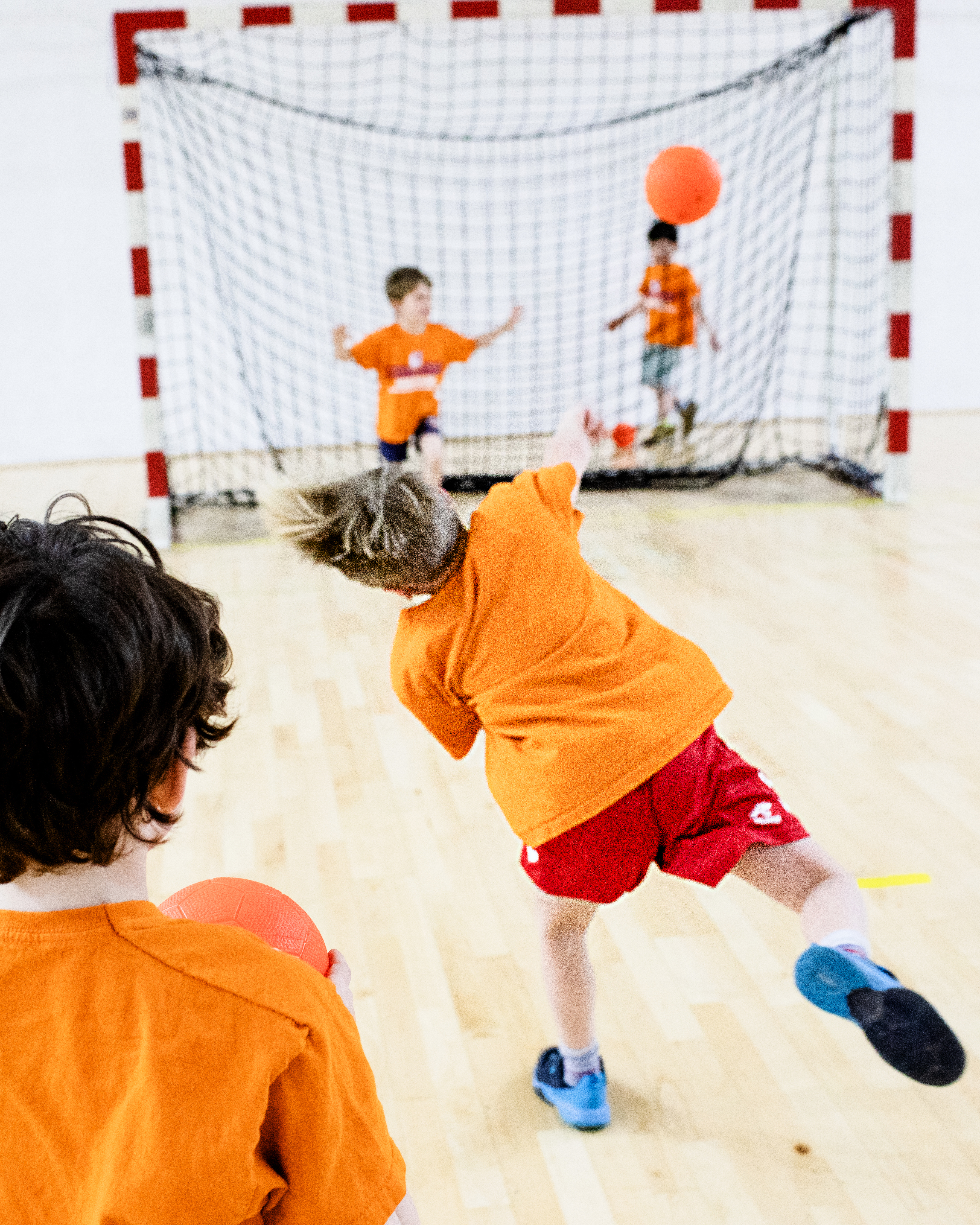 Handball, le parcours, enfants de 3 à 5 ans 