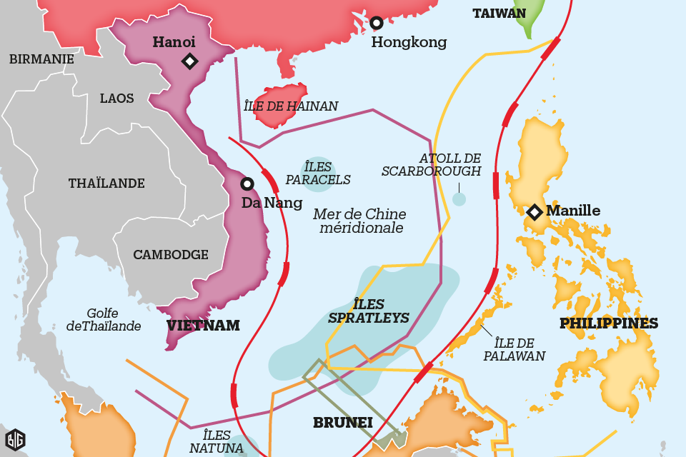 Carte De La Mer De Chine Voyage Carte Plan Carte De La Mer De Chine Voyage Carte Plan