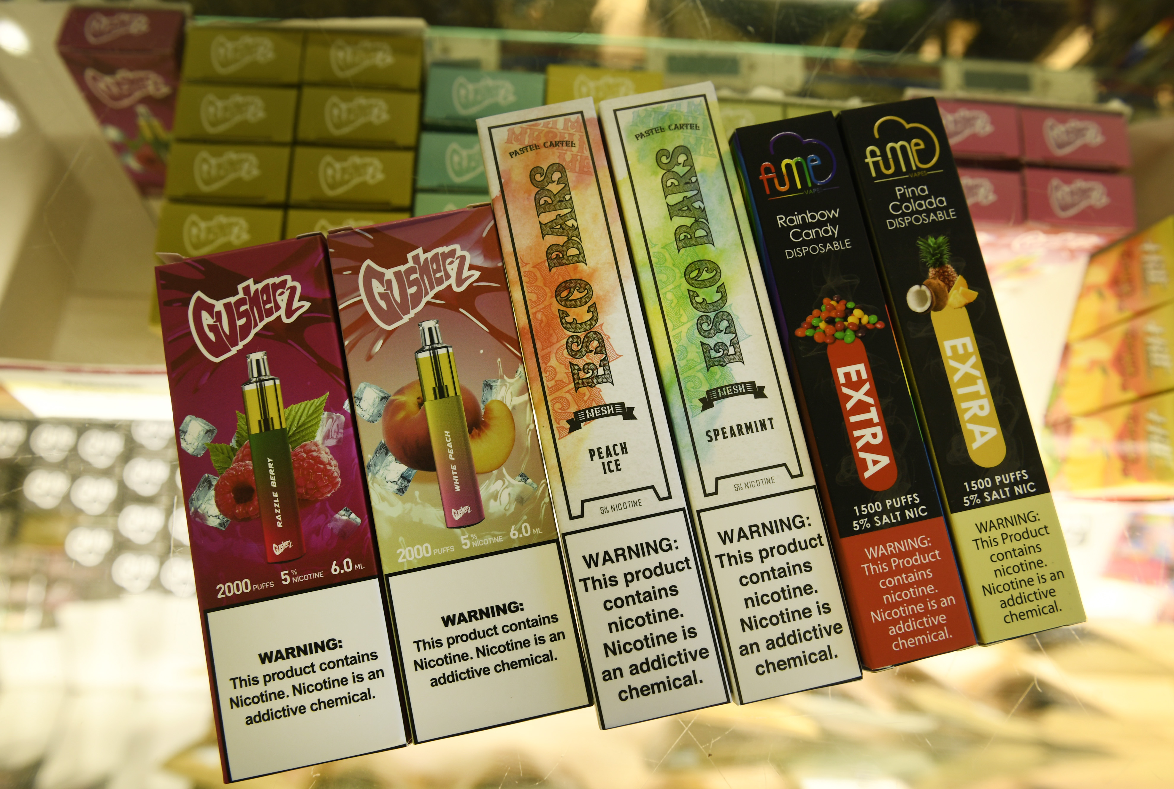 elfbar nachfüll pod läuft aus Etats-Unis : la Californie obtient le droit de bannir le tabac et la vape  aromatisés – Libération