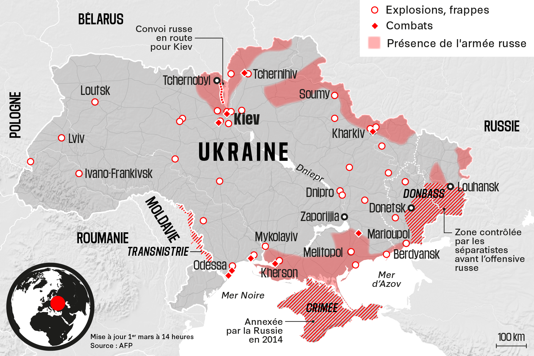 Guerre en Ukraine : l'aide matérielle envoyée est montée en puissance en un  an, 'une question de survie' pour l'Ukraine 