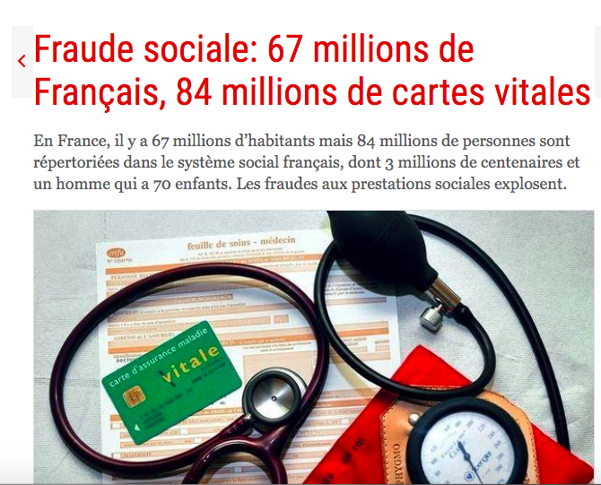 Fraude sociale : est-il vrai que 84 millions de personnes, dont 3 millions  de centenaires, ont un numéro Insee ? – Libération
