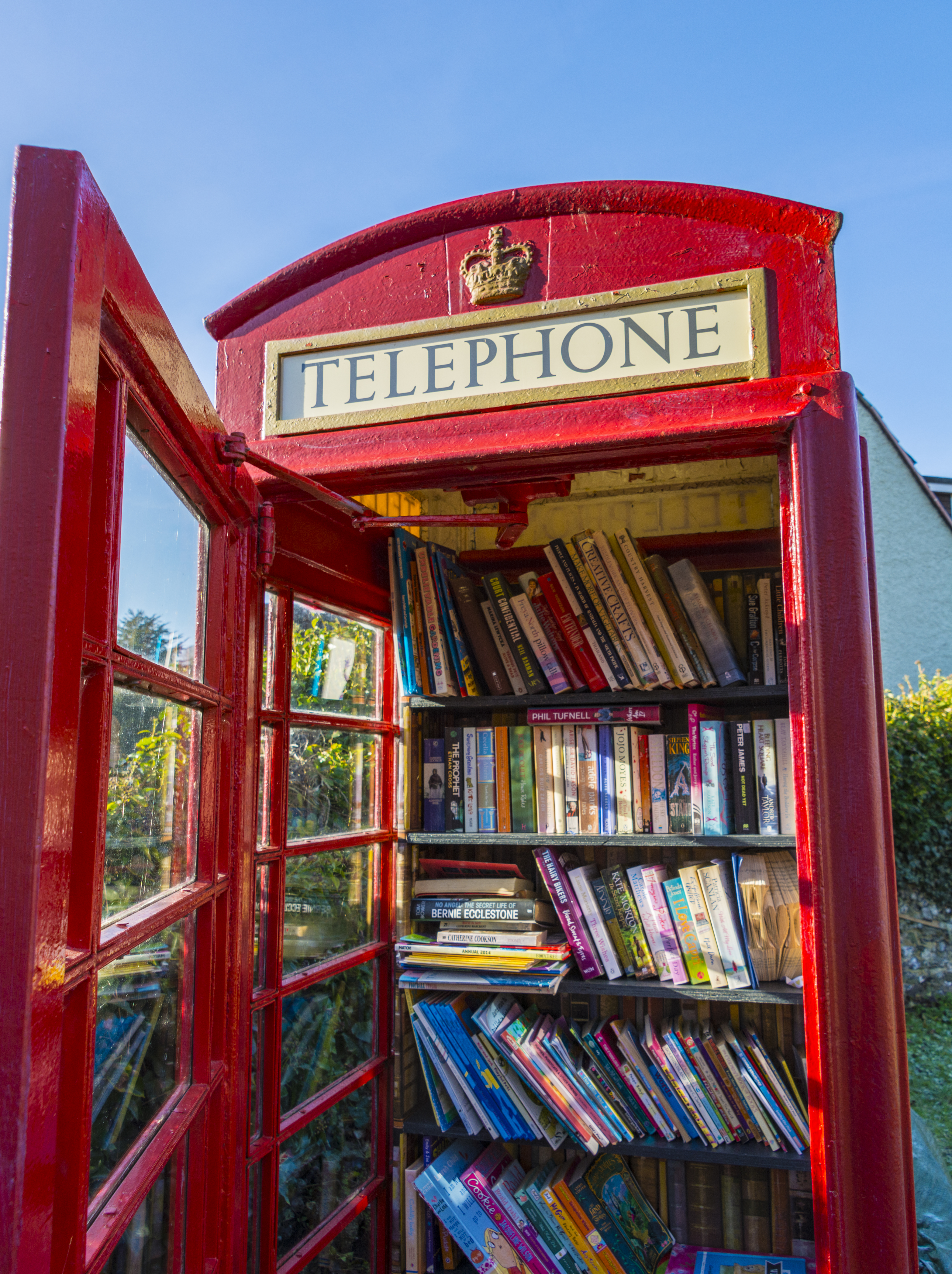 1 Paire Serre-Livres Cabine Téléphonique Londonienne - Métal Bleu - Décoration Étageres Bureau & Bibliothèque