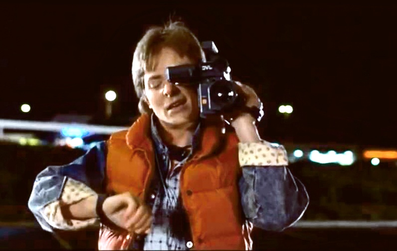 Film La Montre à Remonter Le Temps Montre Calculatrice Retour Vers Le Futur - crkneel