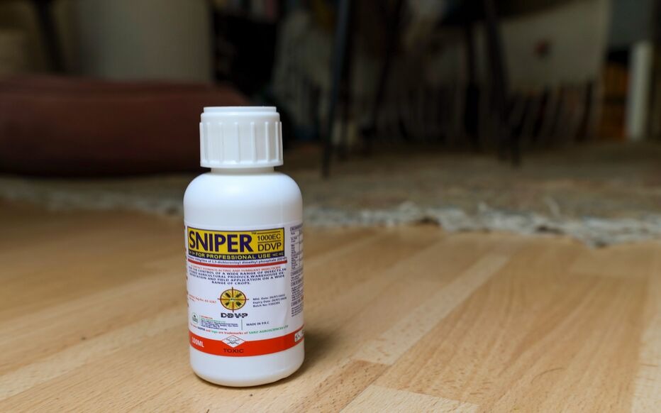 Le Sniper, un insecticide utilisé contre les punaises de lit et